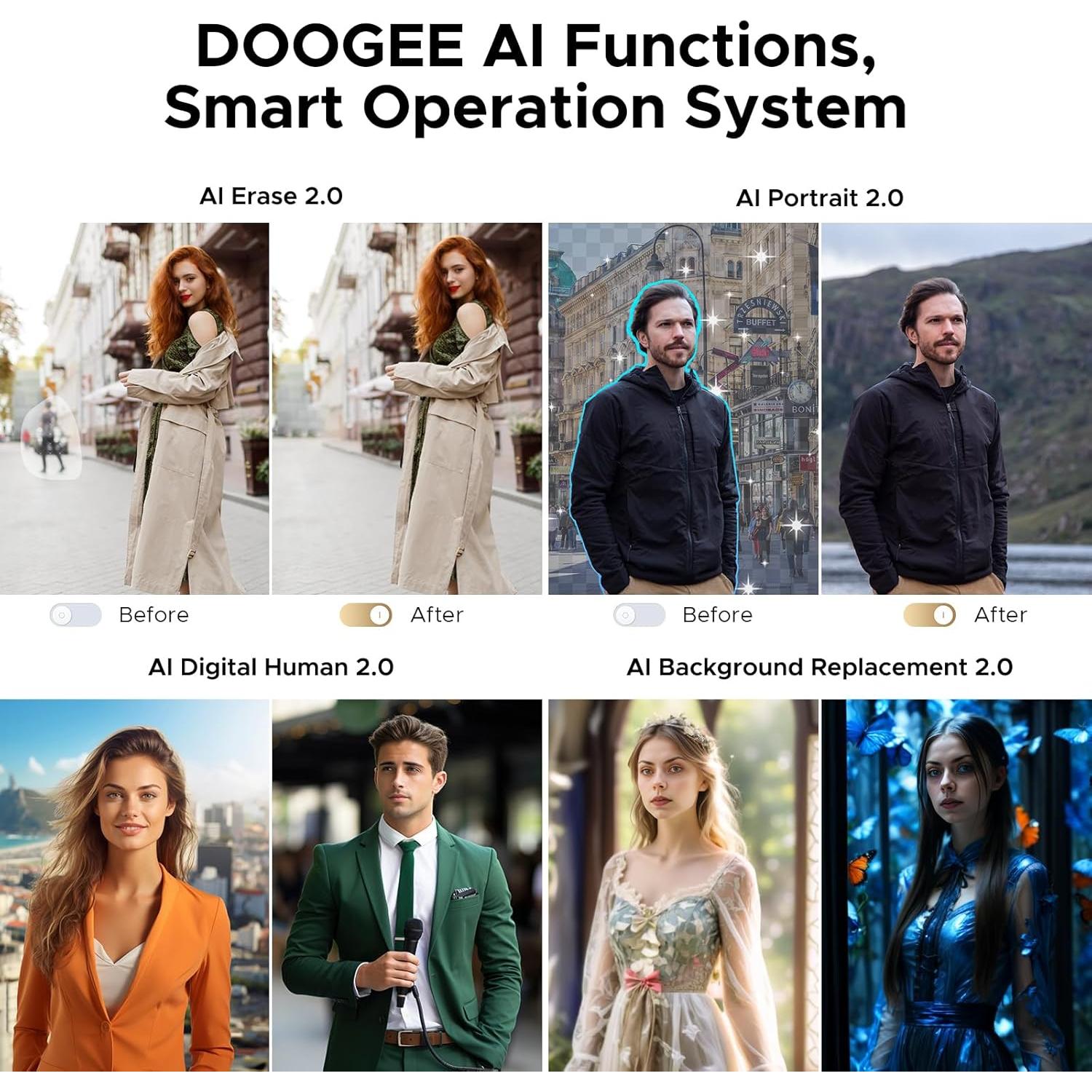 DOOGEE V Max S 5G Teléfono Resistente 22000mAh 24GB/256GB