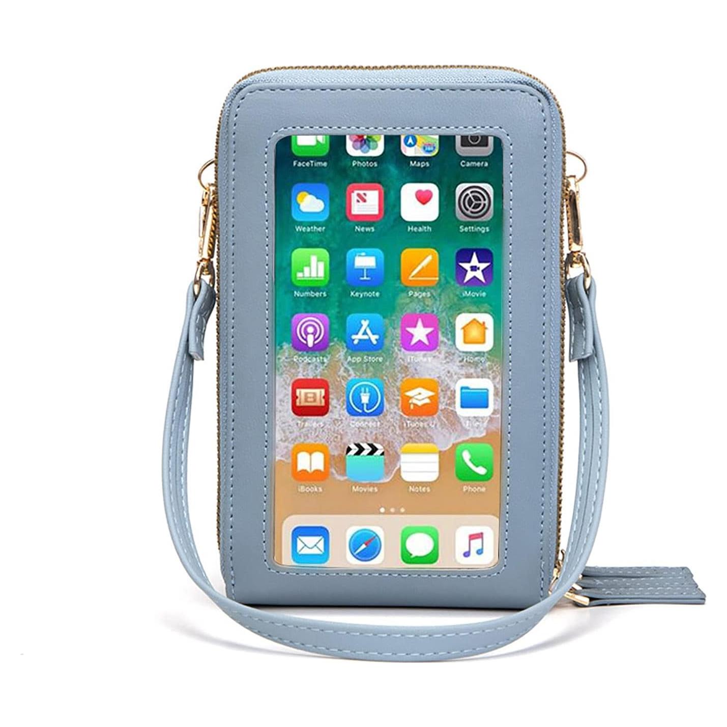 Bolsa Cruzada para Teléfono myfriday con Pantalla Táctil y Bloqueo RFID