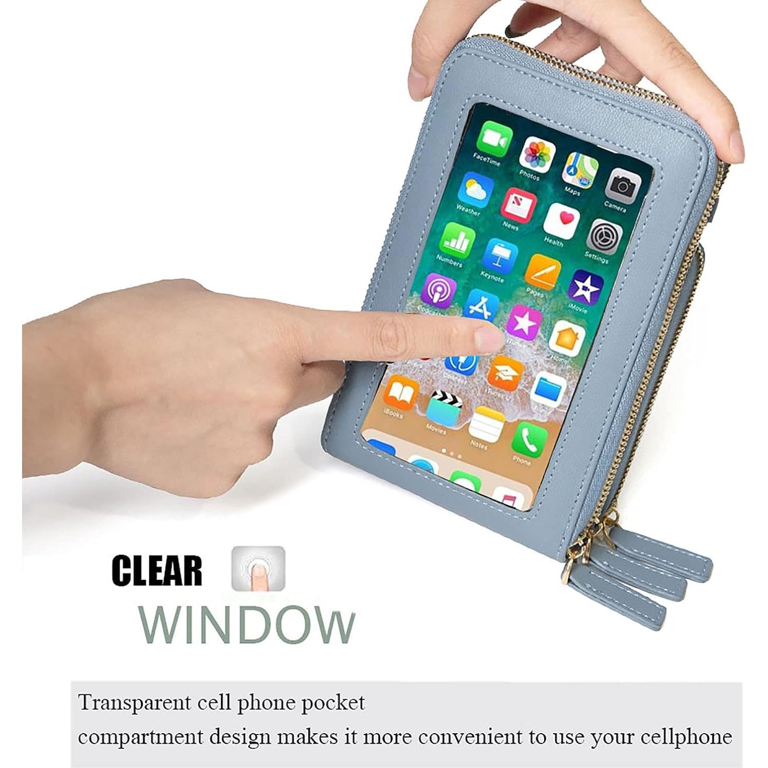 Bolsa Cruzada para Teléfono myfriday con Pantalla Táctil y Bloqueo RFID