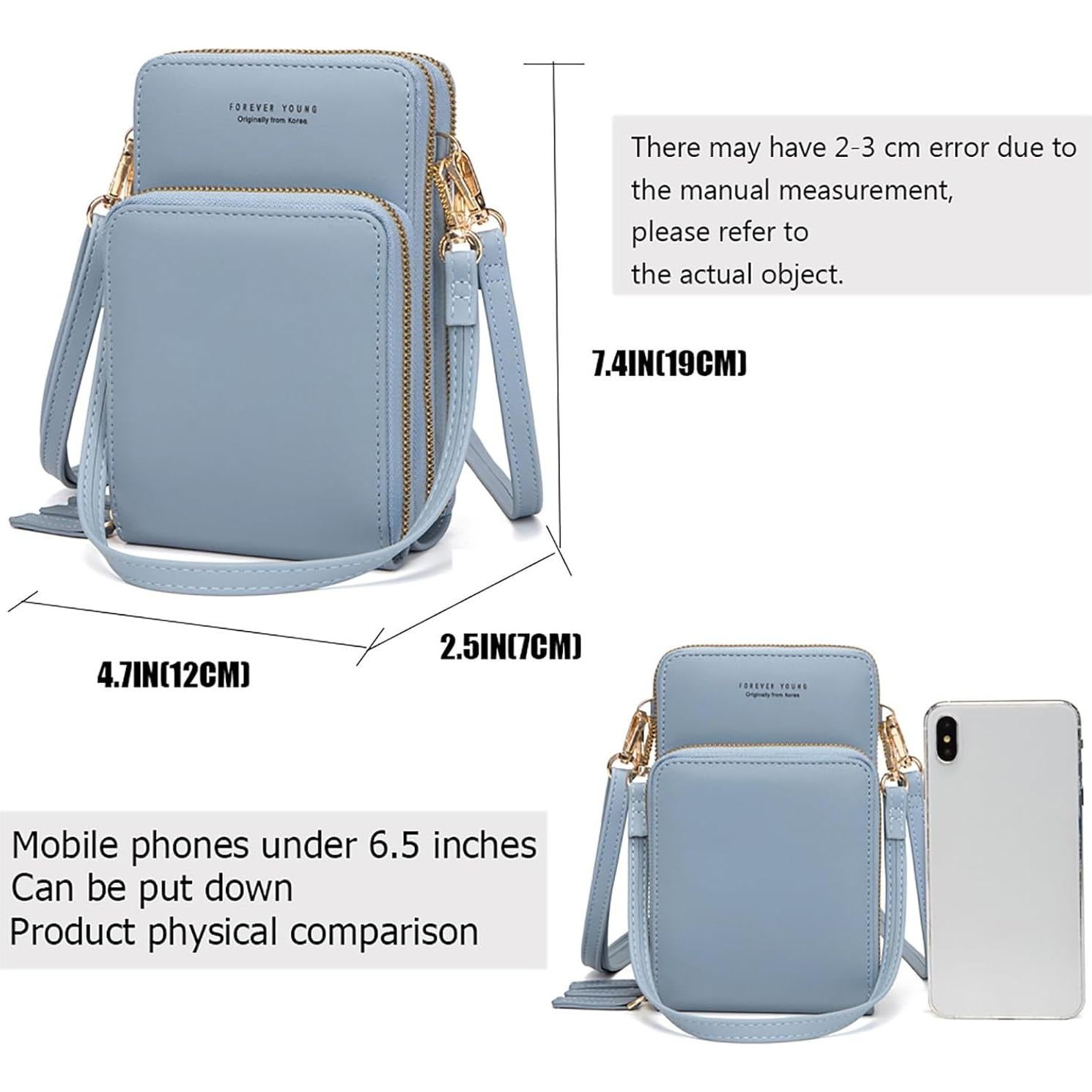 Bolsa Cruzada para Teléfono myfriday con Pantalla Táctil y Bloqueo RFID