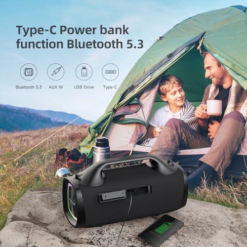 Altavoz Bluetooth ZEALOT S79 100W Impermeable 24000mAh