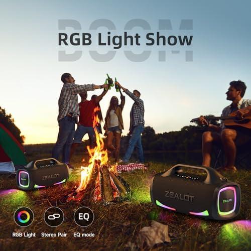 Altavoz Bluetooth ZEALOT S79 100W Impermeable 24000mAh