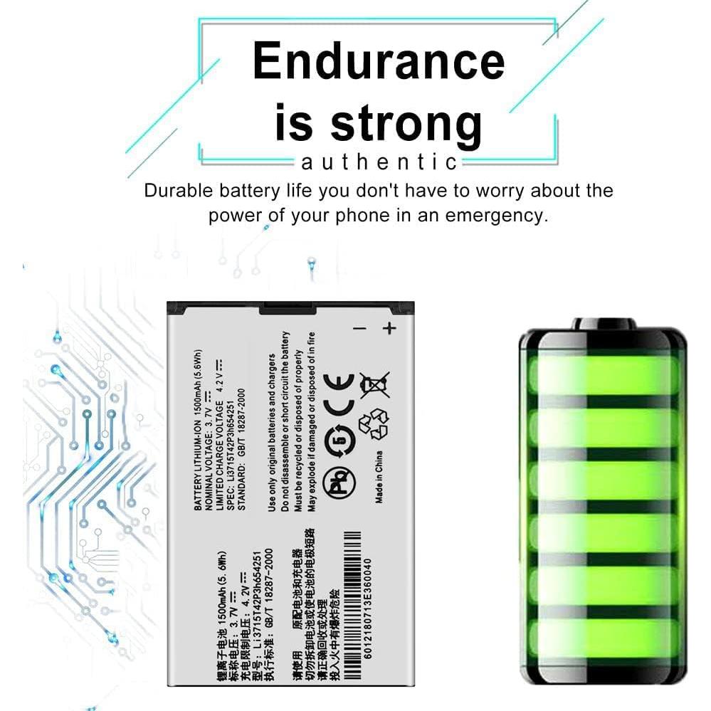 Batería de Reemplazo DDONG Li3715T42P3h654251 para ZTE Cymbal Z320