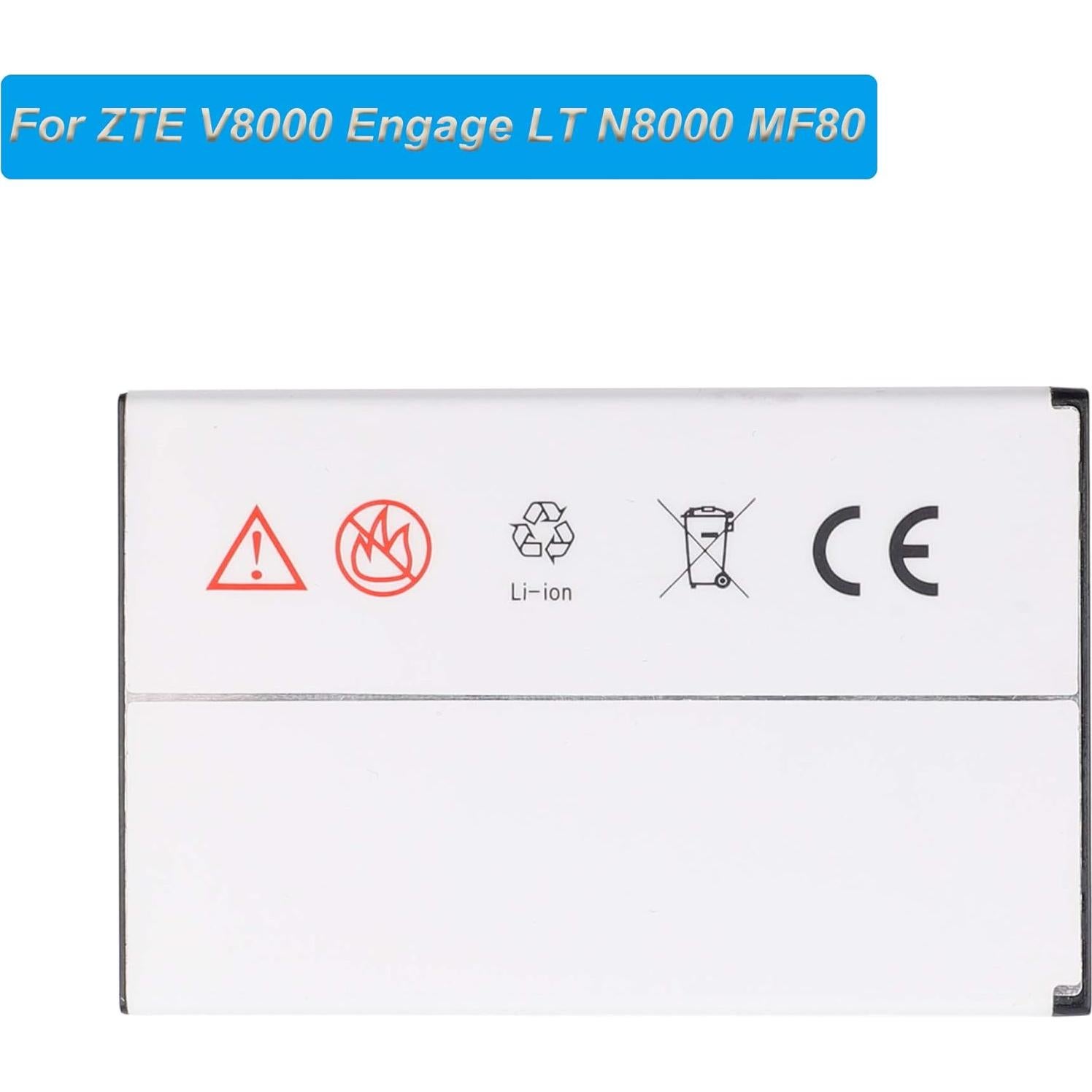 Batería de Reemplazo Li3719T42P3h644161 ZTE V8000 1900mAh