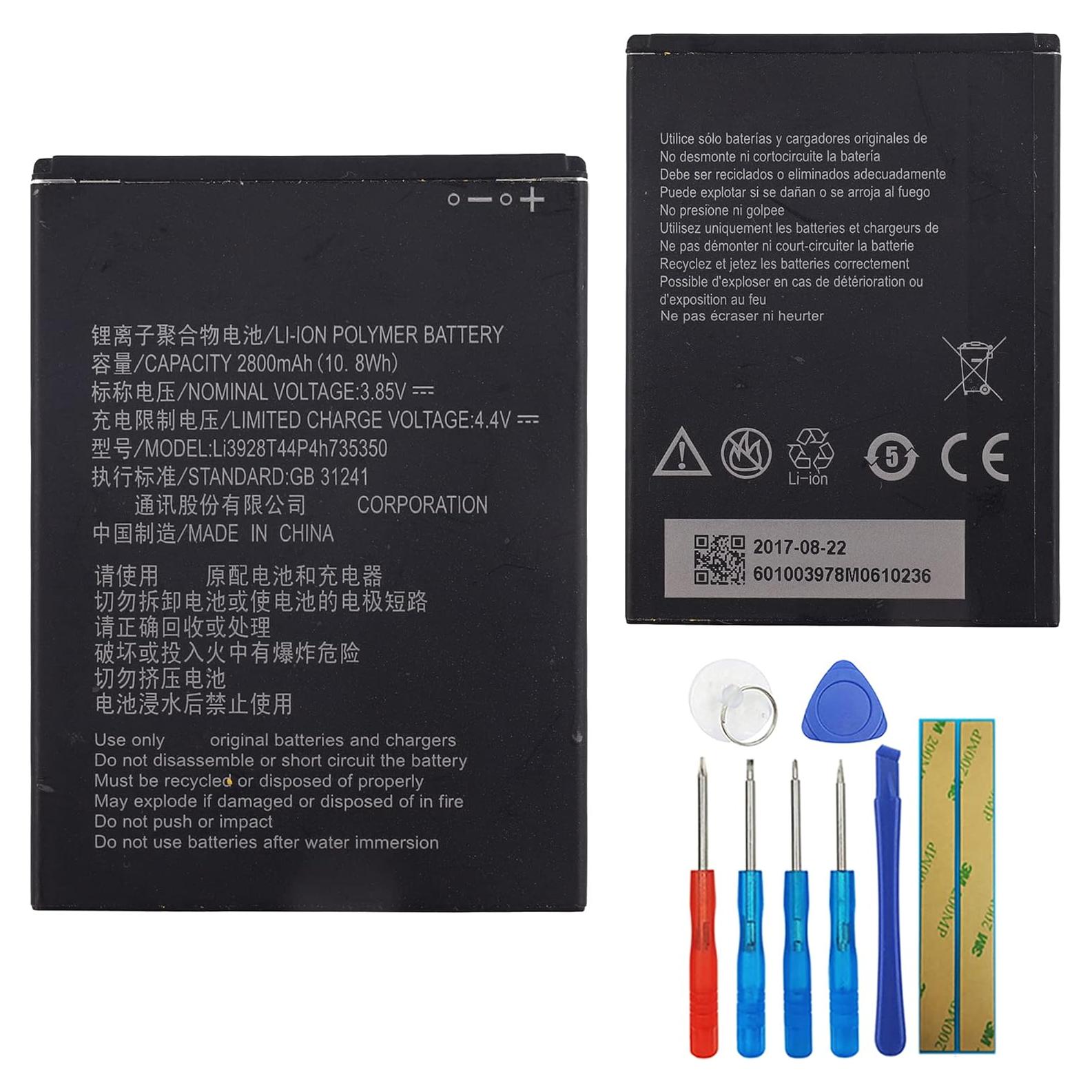 Batería de Reemplazo Li3928T44P4h735350 ZTE 2300mAh