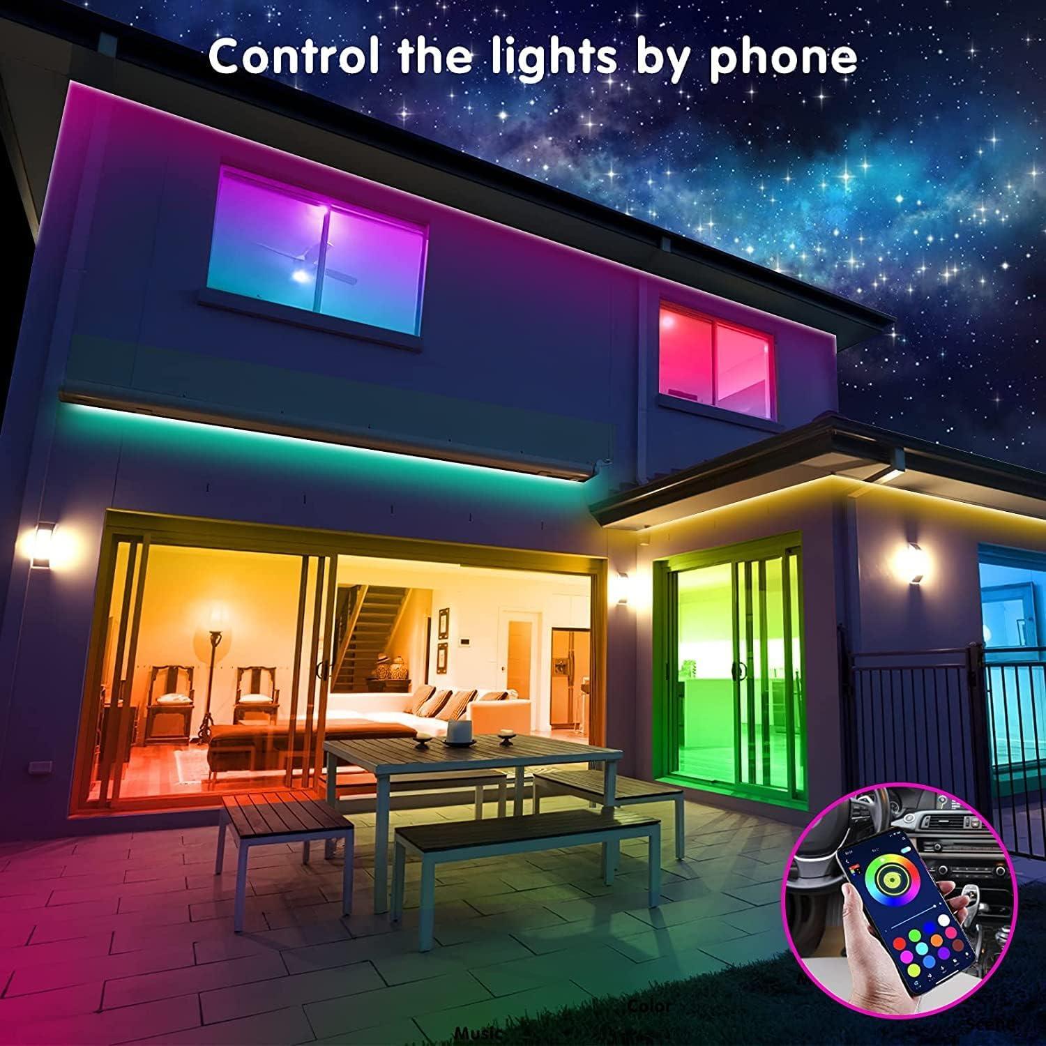 Tira LED Tenmiro 20m RGB Control App Sincronización Música