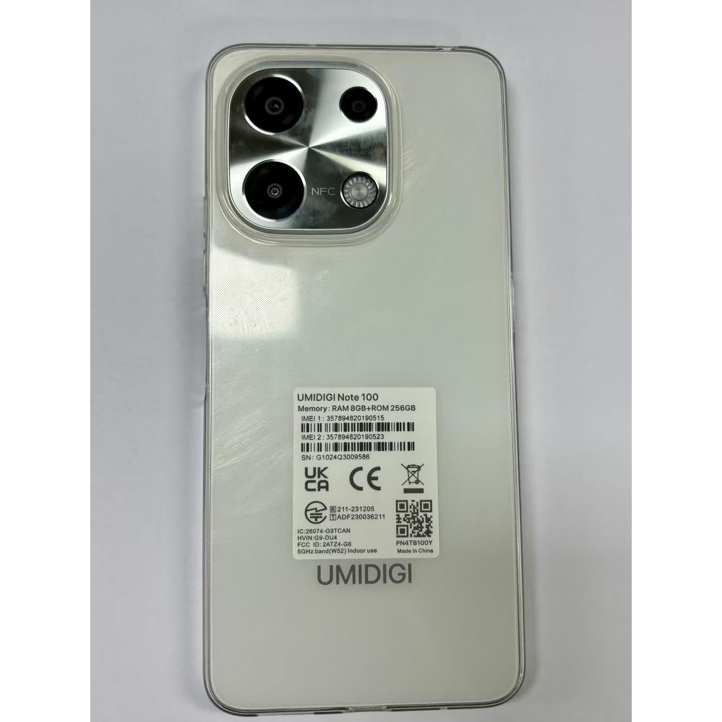 UMIDIGI Note 100 Teléfono Android 14 12GB+128GB Pantalla 6.8"