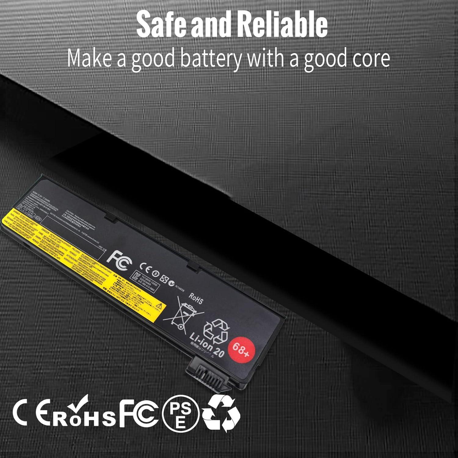 Batería de Reemplazo 58Wh 68+ para Lenovo ThinkPad T440 T450