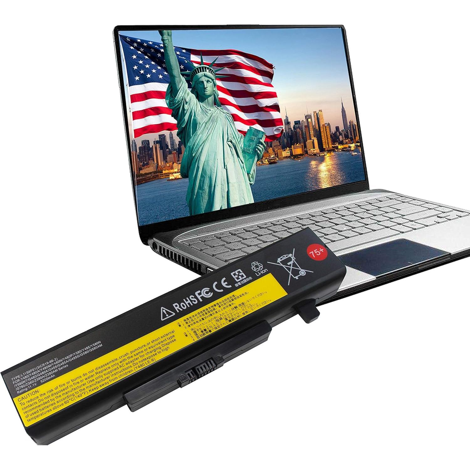 Batería de Laptop Li-ion 5200mAh Gomarty para Lenovo