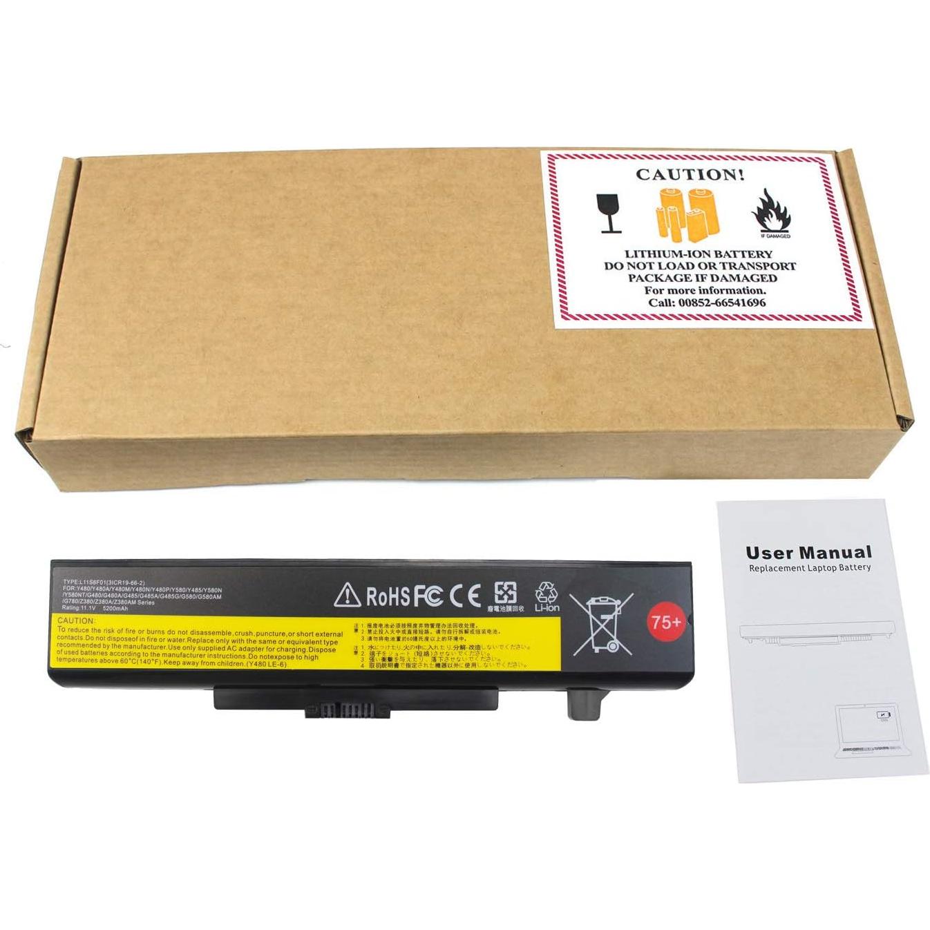 Batería de Laptop Li-ion 5200mAh Gomarty para Lenovo