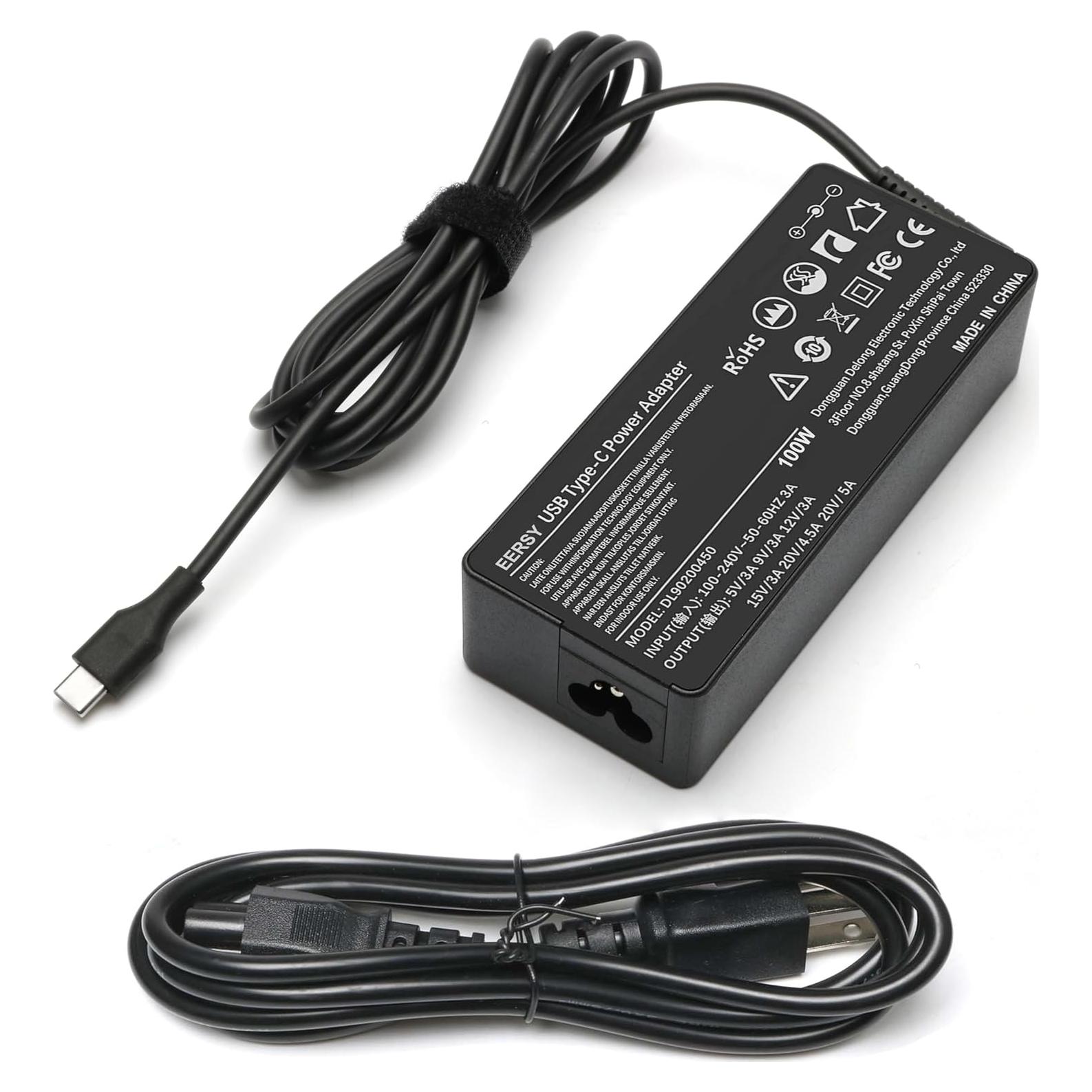Cargador USB-C 100W Lenovo ThinkPad IdeaPad Yoga 370 920