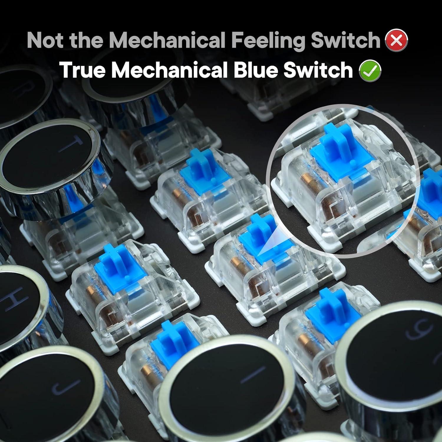 Teclado Mecánico Inalámbrico WOTIMILON WM87 Retro TKL RGB