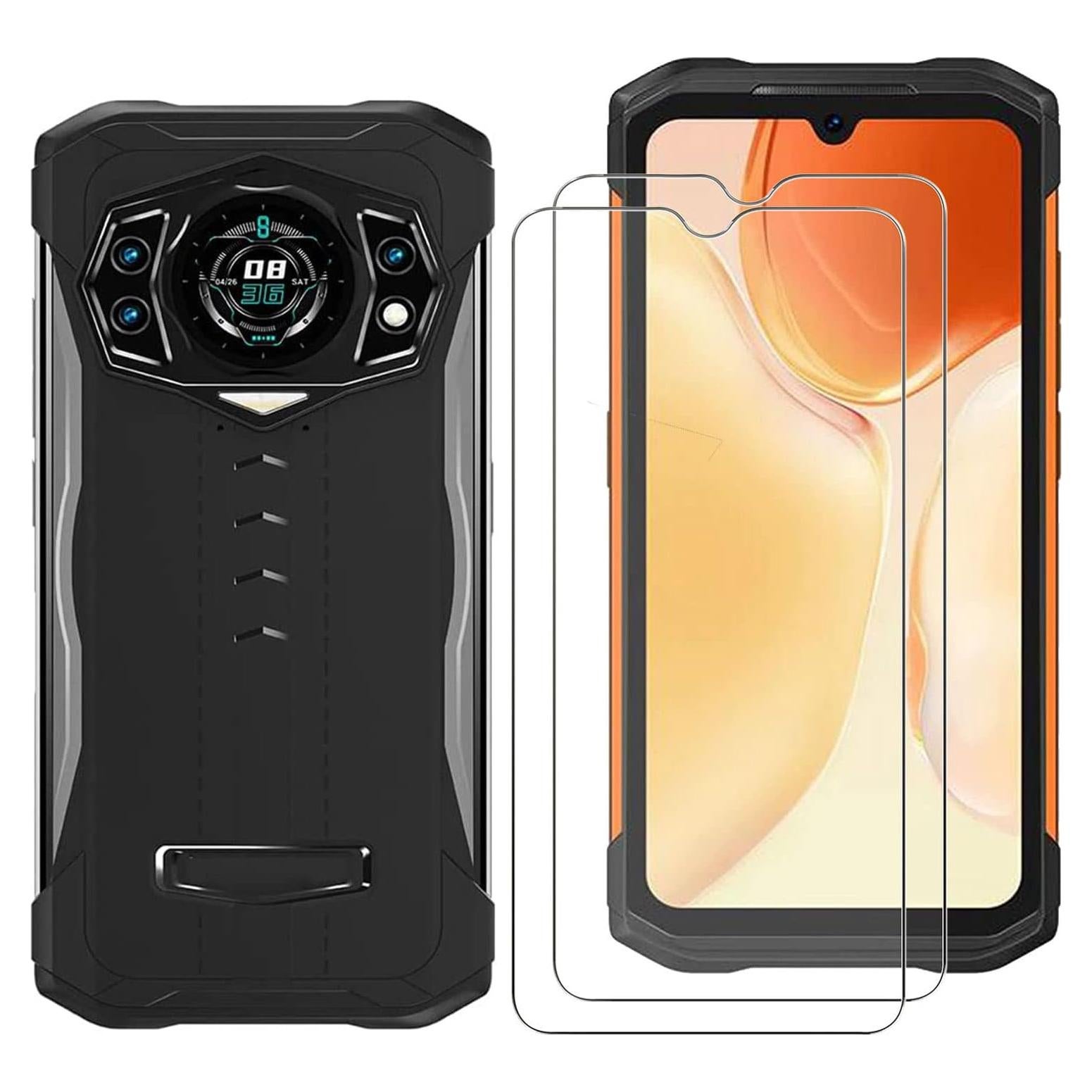 Paquete de 2 Protectores de Pantalla Doogee S98 Pro Vidrio 9H