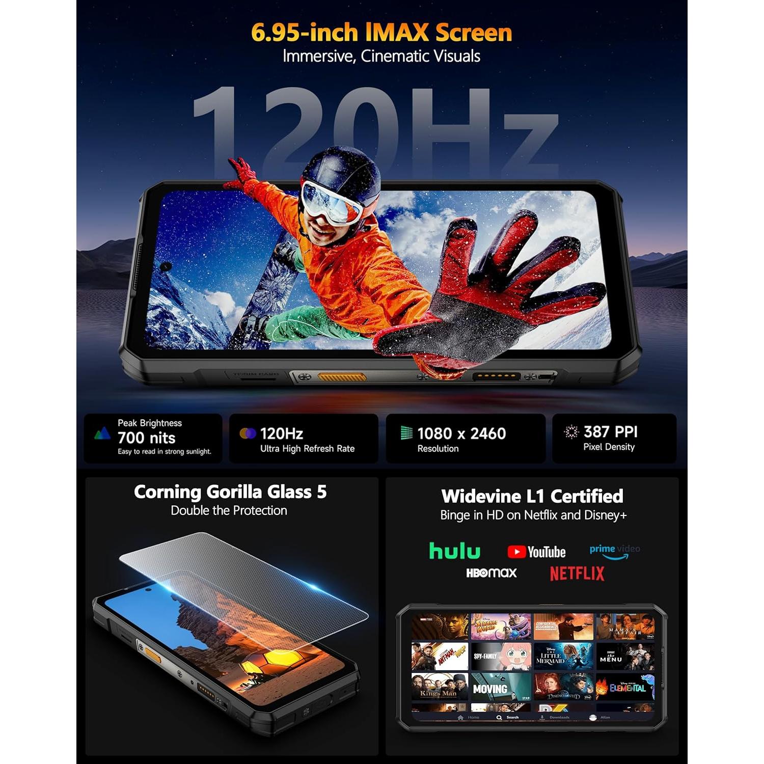 Ulefone Armor 30 4G Teléfono Resistente 12800mAh 24GB+512GB