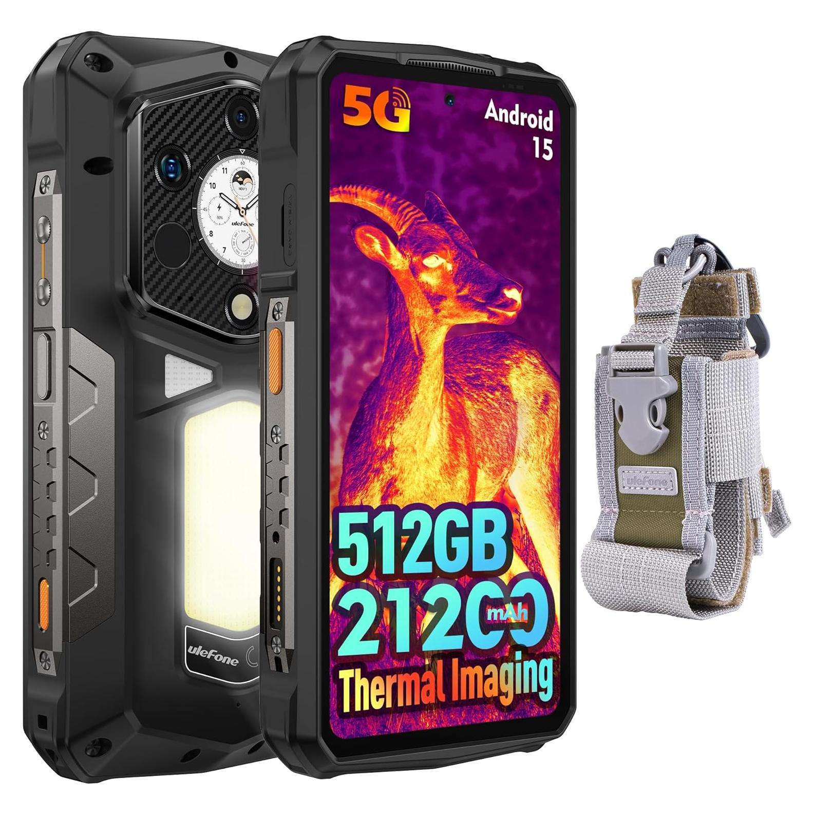 Ulefone Armor 29 Pro Térmico 5G, 32GB RAM + 512GB, 21200mAh