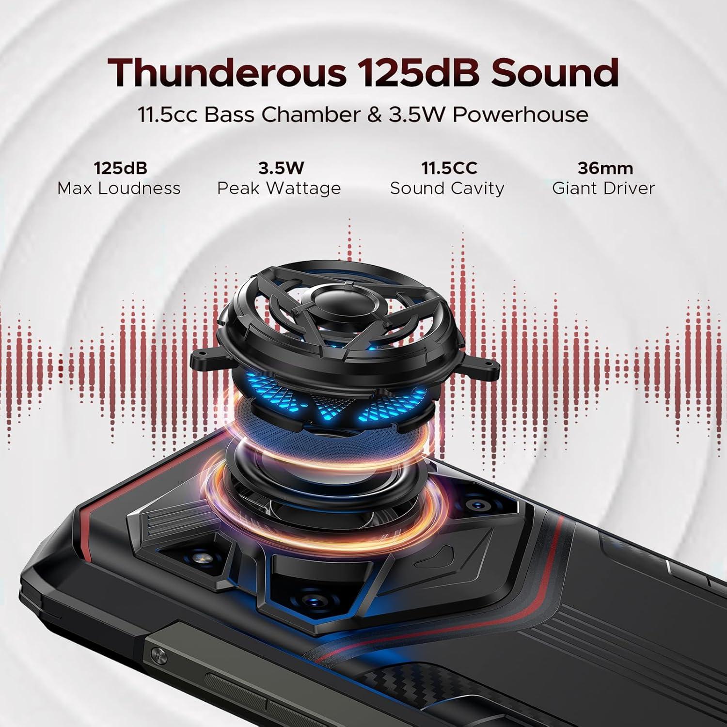 DOOGEE Blade 20 Play 5G Teléfono Resistente 32GB+256GB Rojo