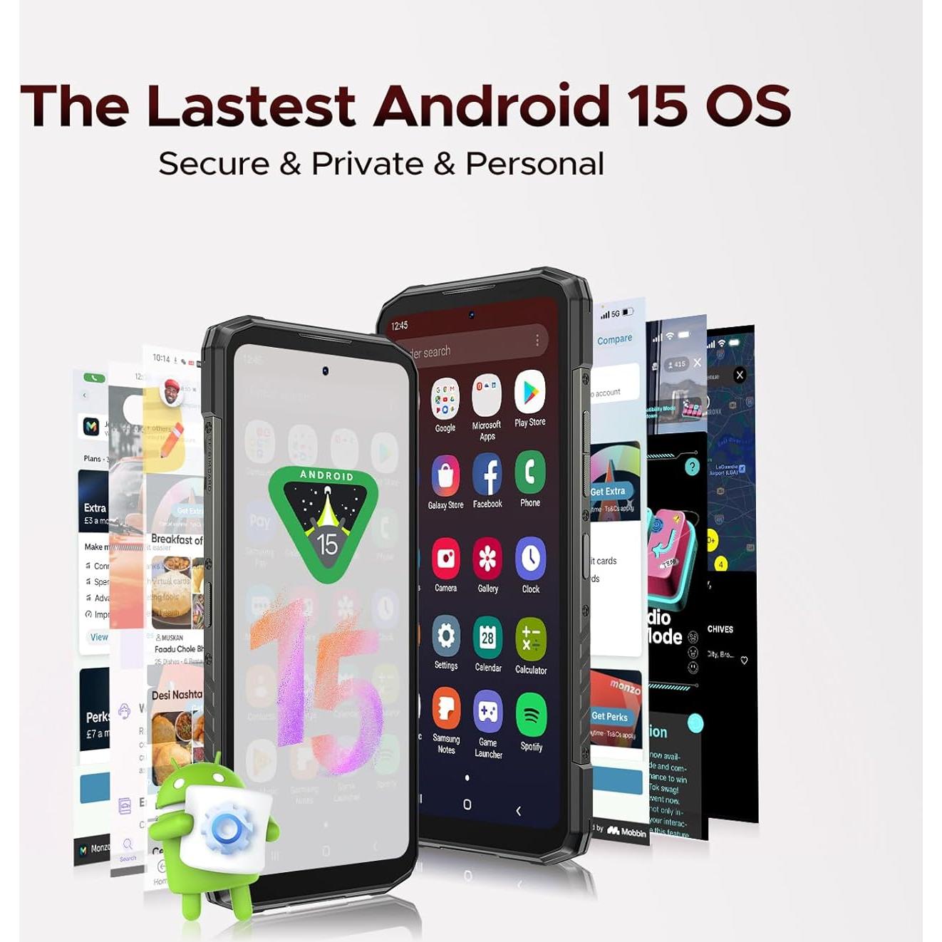 DOOGEE Blade 20 Play 5G Teléfono Resistente 32GB+256GB Rojo