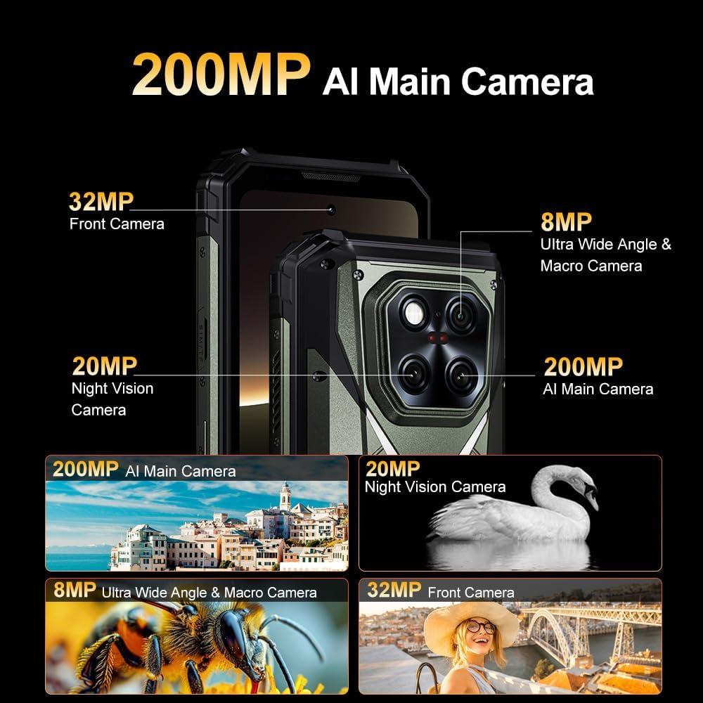 DOOGEE V Max Play 5G Teléfono Rugged 20500mAh 36GB 512GB