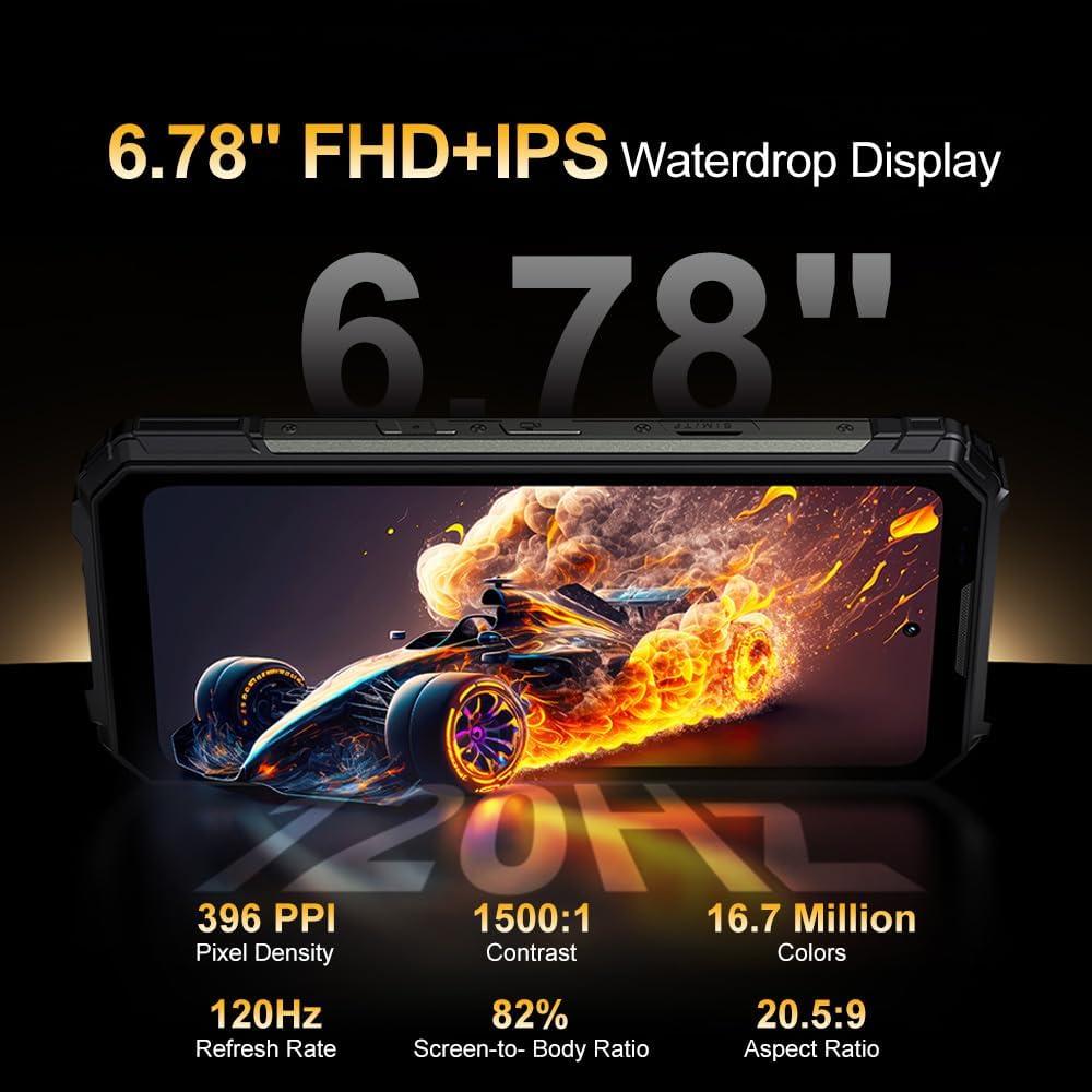 DOOGEE V Max Play 5G Teléfono Rugged 20500mAh 36GB 512GB