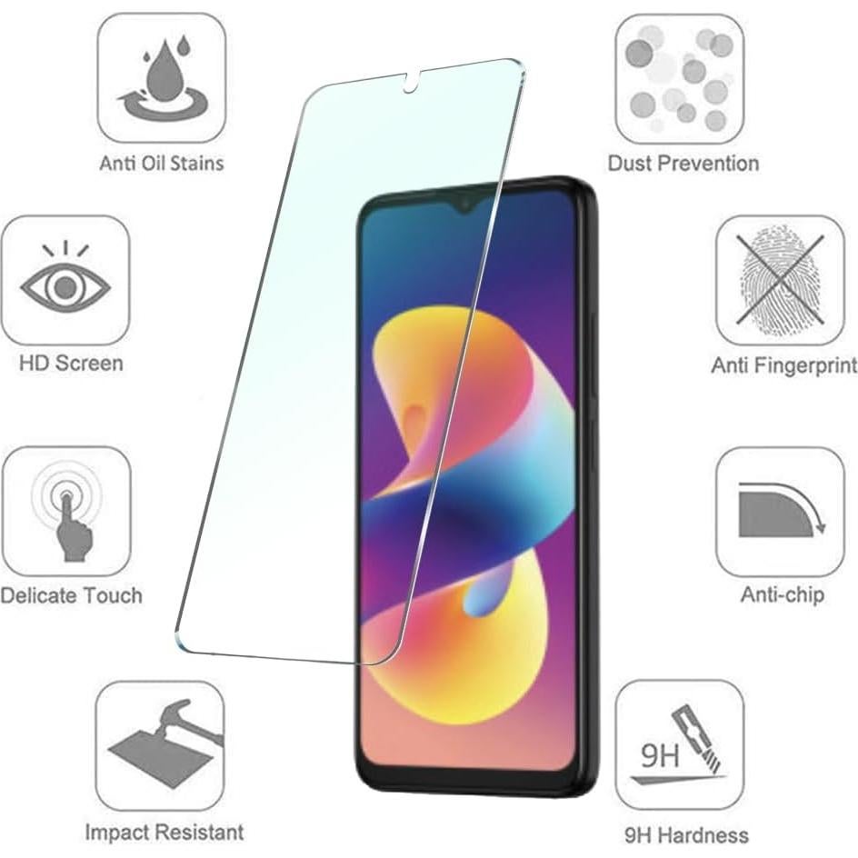 Protector de Pantalla Vidrio Templado BLU G54 K10 2 Unidades 9H