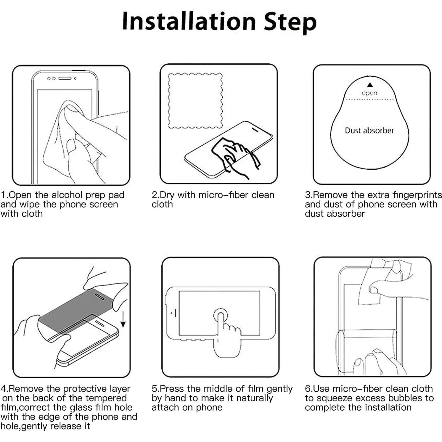 Protector de Pantalla Vidrio Templado BLU G54 K10 2 Unidades 9H