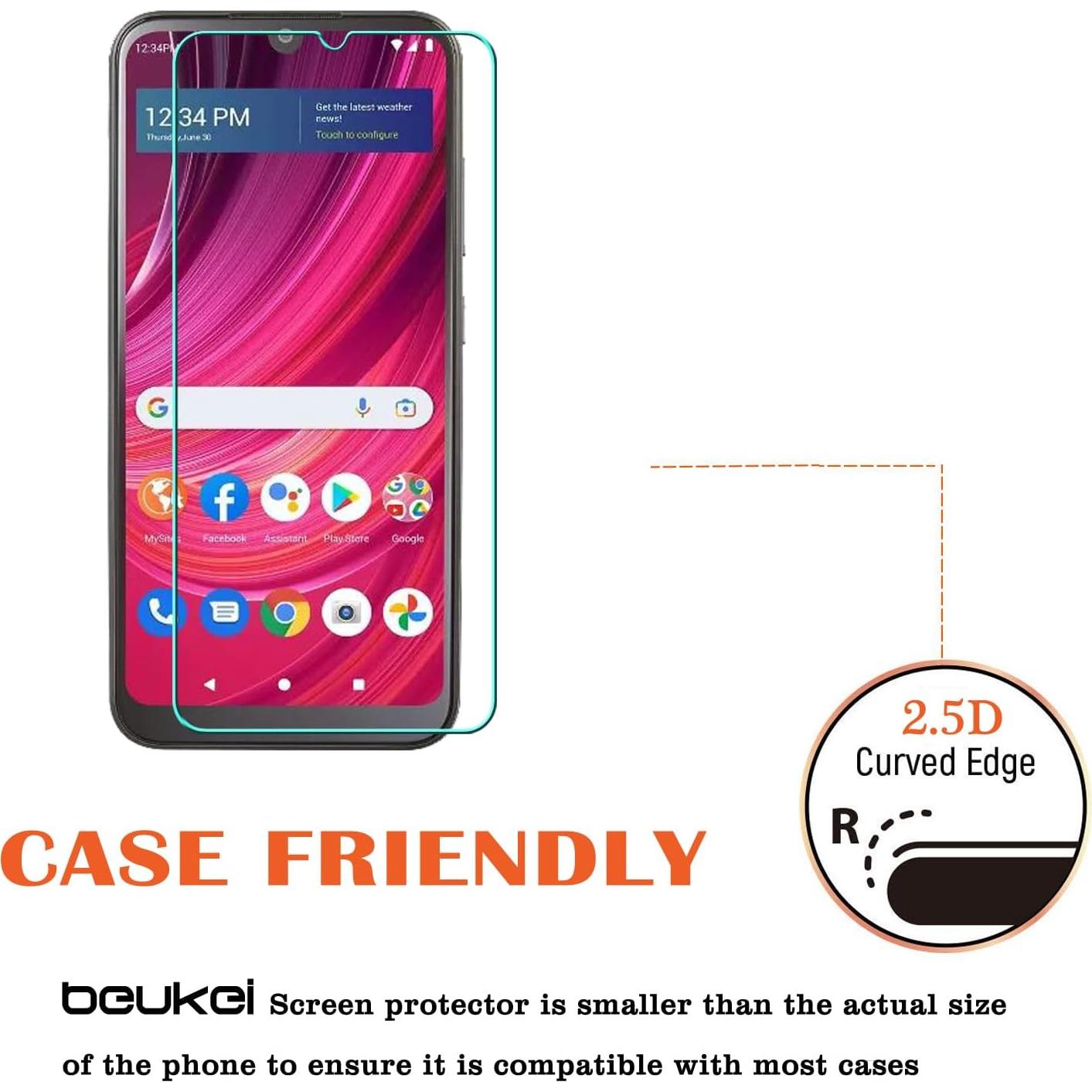 Protector de Pantalla Vidrio Templado Beukei para BLU View 4