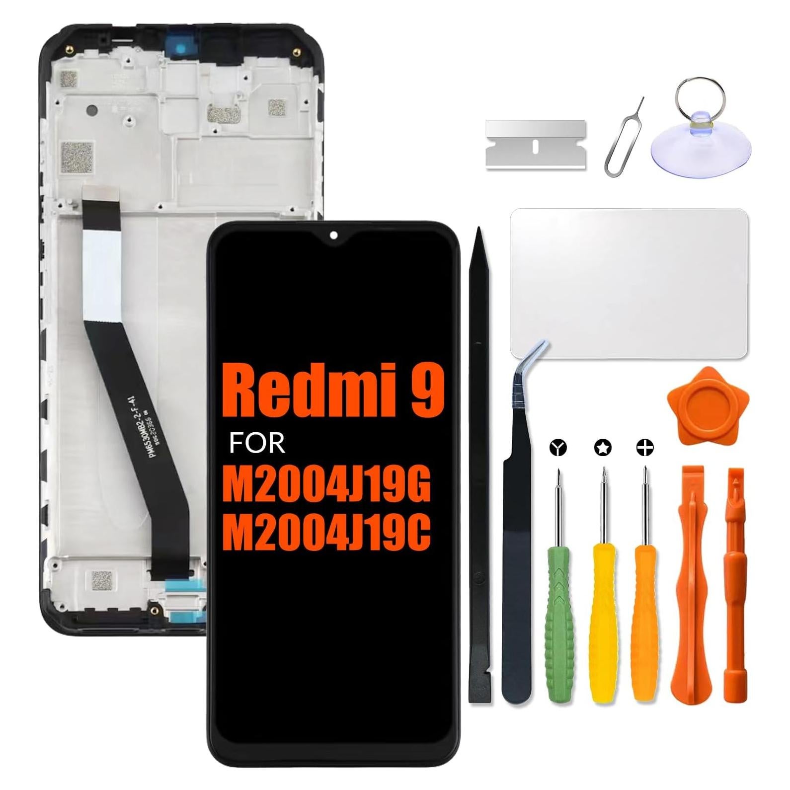 Pantalla LCD de Reemplazo para Redmi 9 M2004J19G - Kit de Reparación