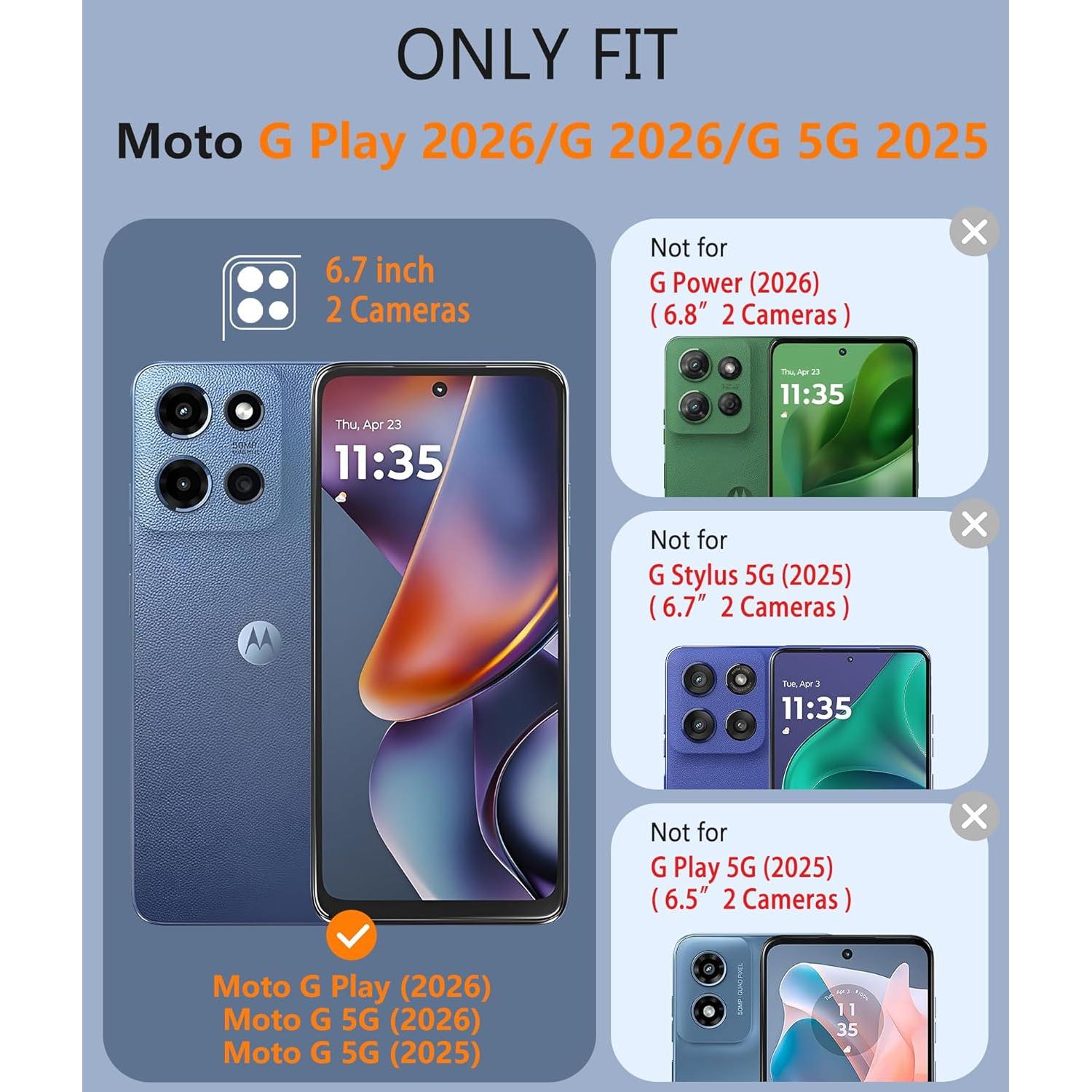 Funda FNTCASE para Motorola Moto G 2026/2025 - Protección Militar