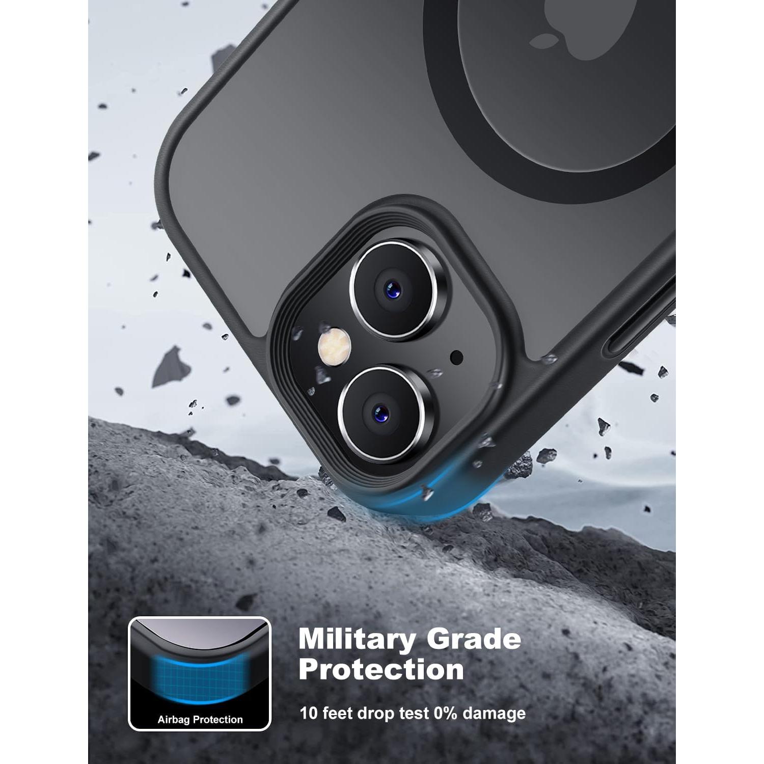 Funda Magnética Tigowos para iPhone 15 Resistente a Caídas