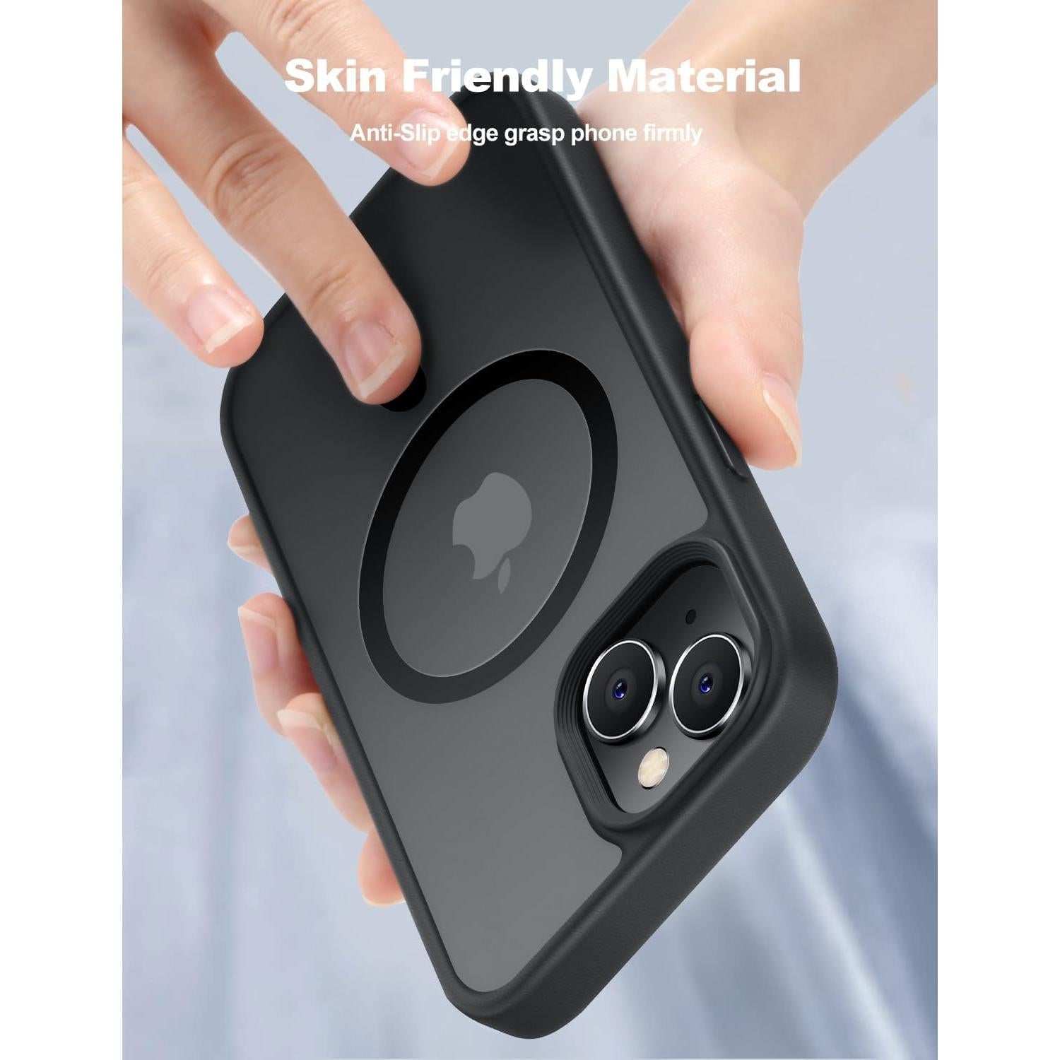 Funda Magnética Tigowos para iPhone 15 Resistente a Caídas