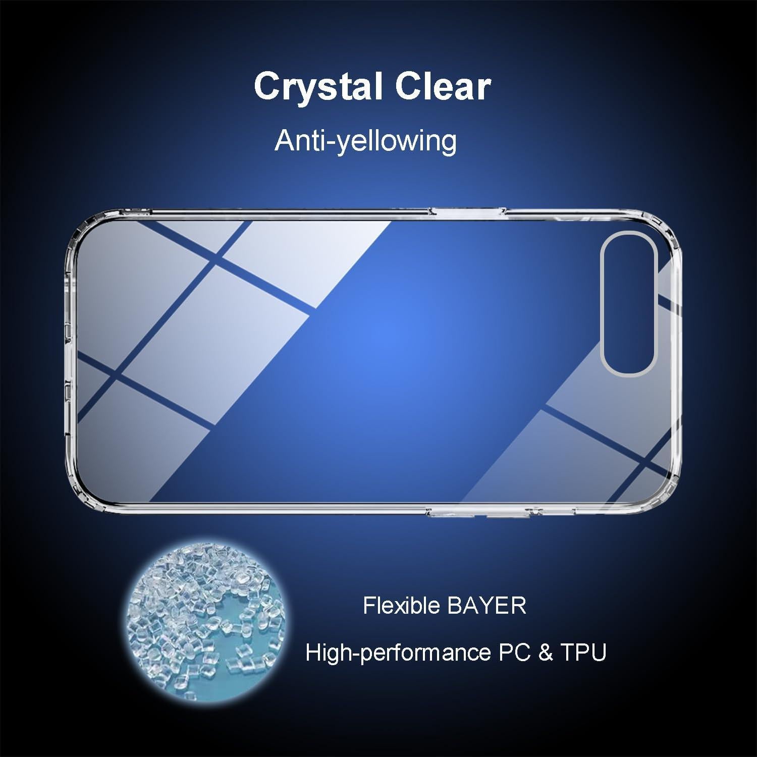 Funda TENOC Antiamarillenta para iPhone SE 2/3, 7 y 8 - 4.7"