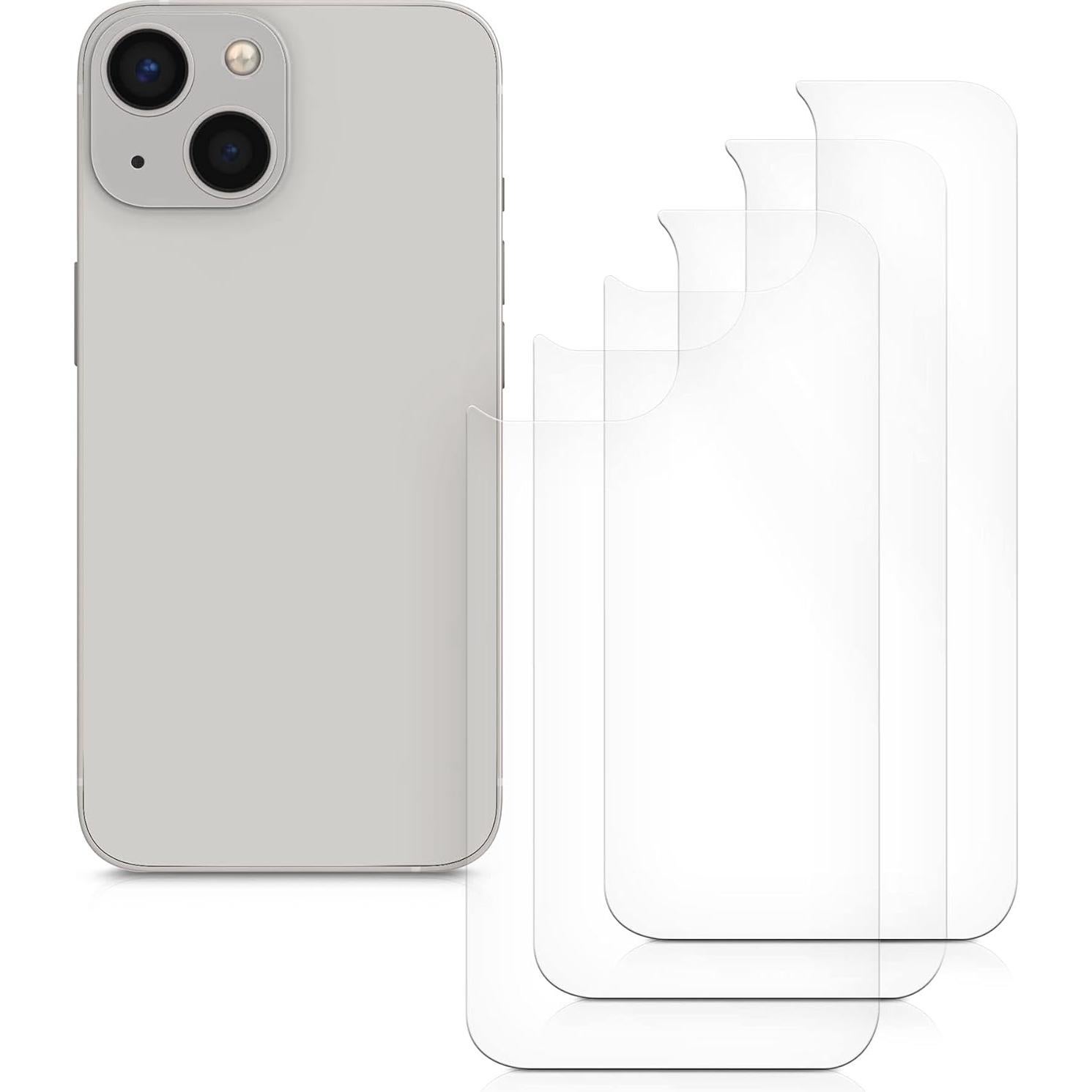 kwmobile Set de 3 Fundas Transparentes para iPhone 13/14