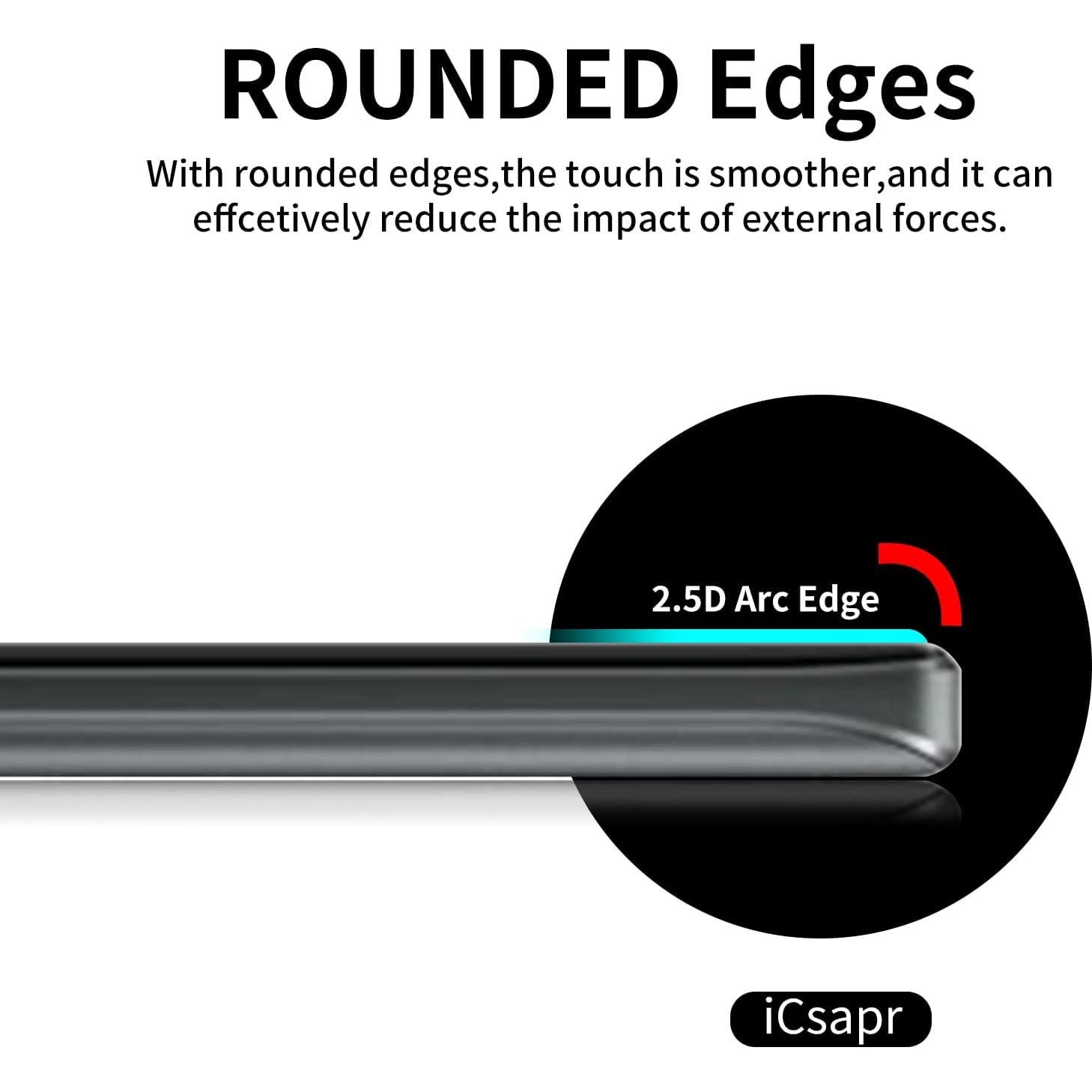 Paquete de 3 protectores de vidrio trasero iPhone 15 Pro Max 9H