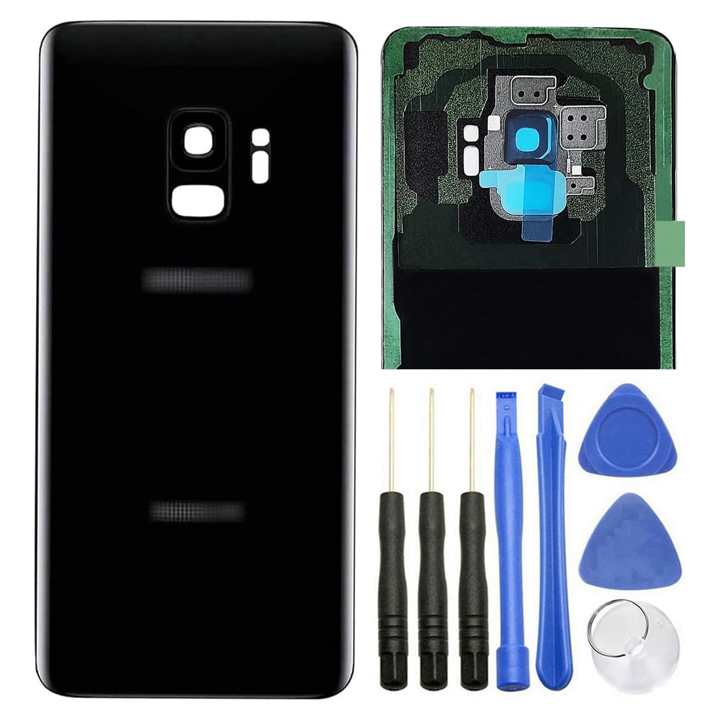 Tapa de Cristal Trasera Ubrokeifixit para Samsung Galaxy S9 Negro