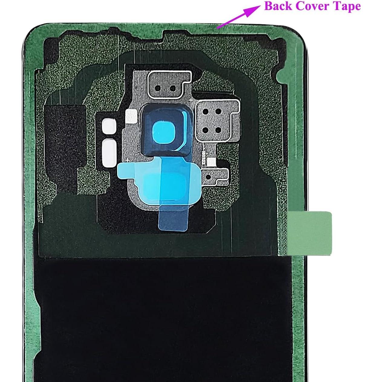 Tapa de Cristal Trasera Ubrokeifixit para Samsung Galaxy S9 Negro