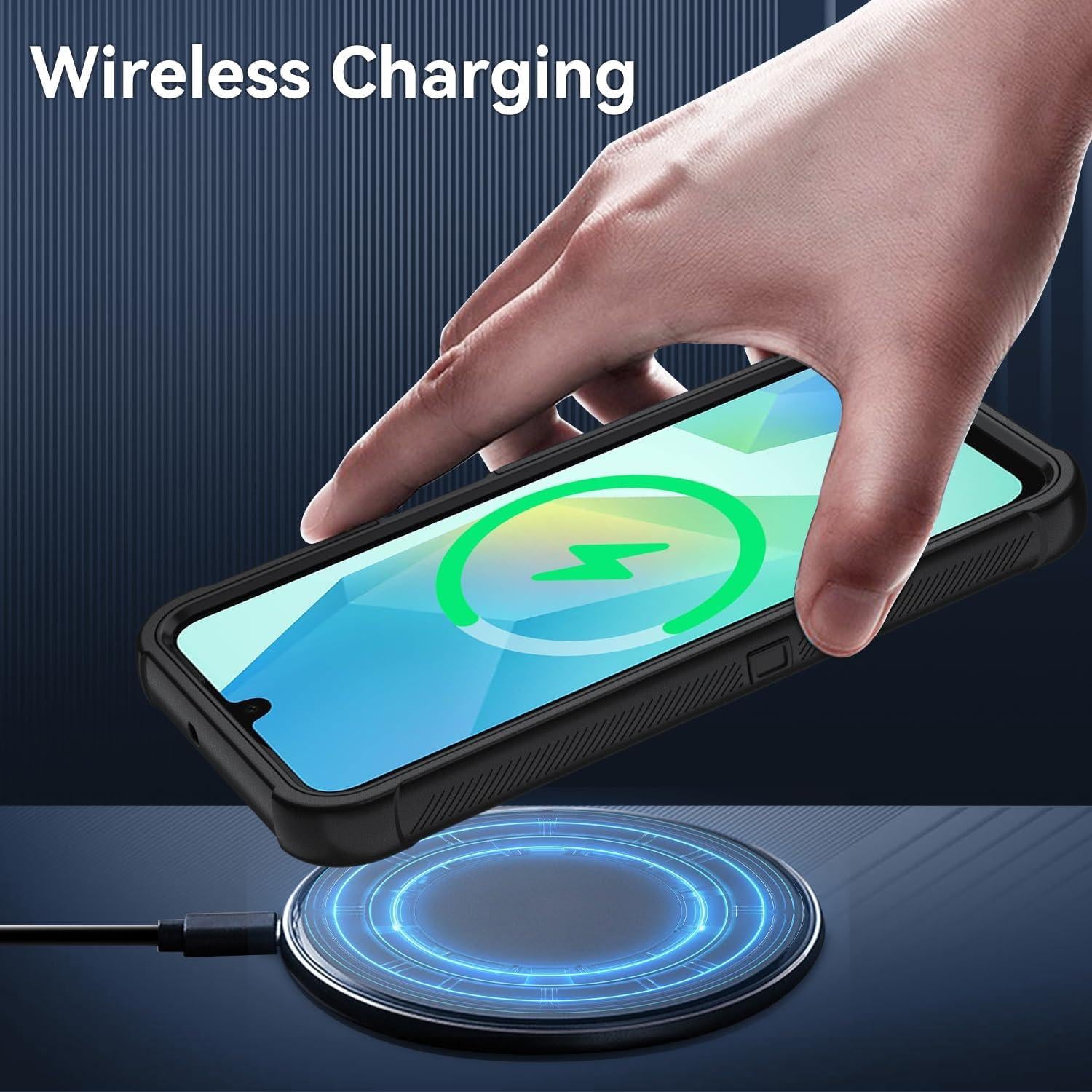 Funda Samsung Galaxy A16 5G 3 Capas Grado Militar Negro