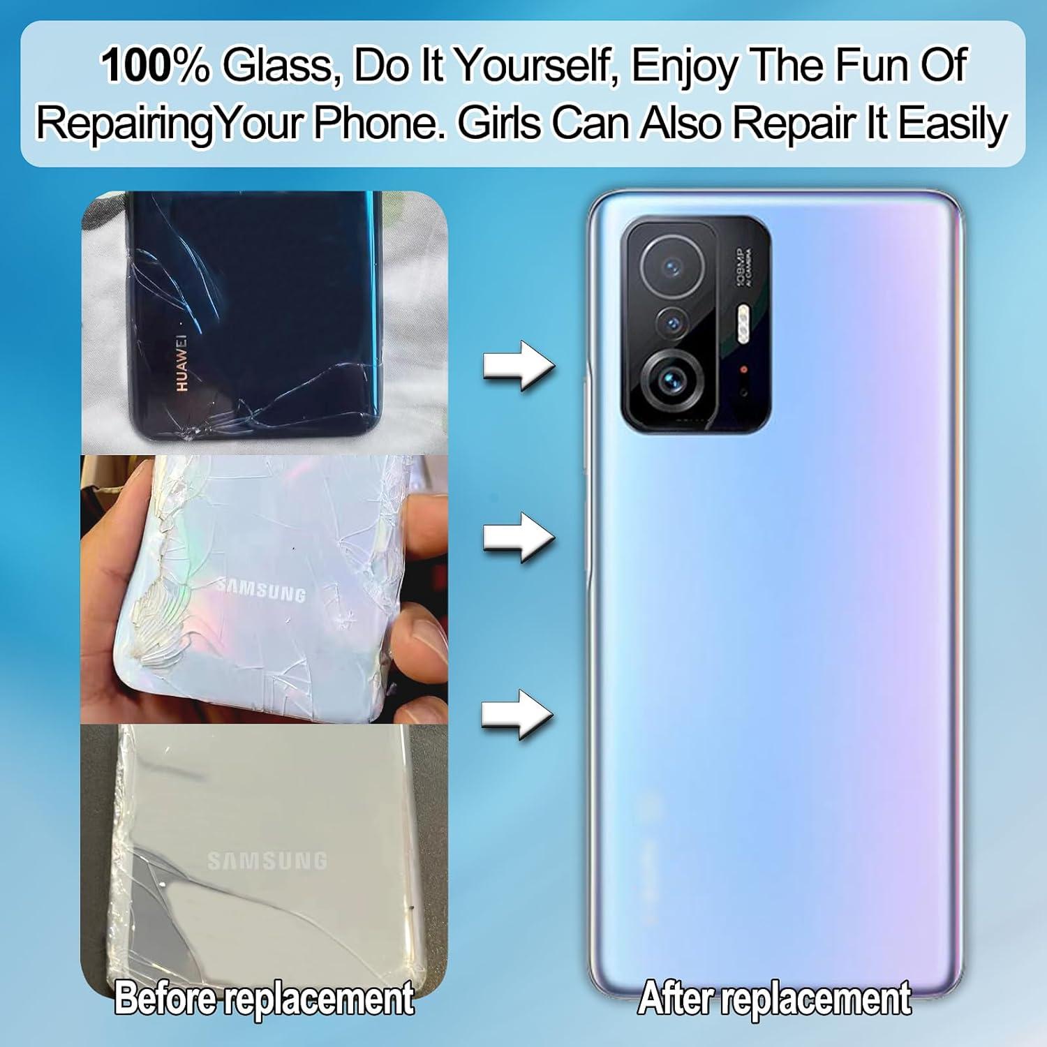 Cristal Trasero Reemplazo Eonpam para Xiaomi Mi 11T/11T Pro Gris