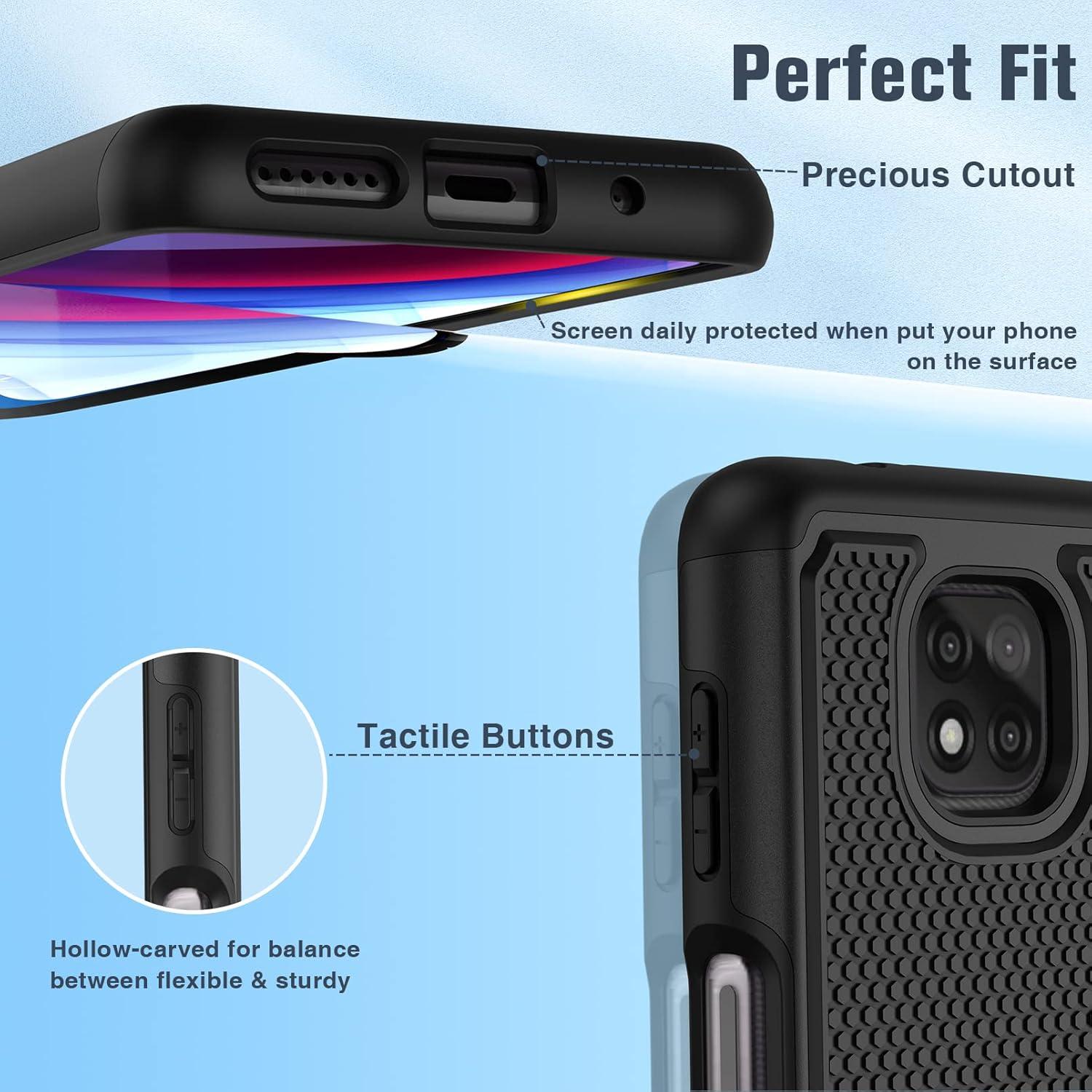 Funda BNIUT para Motorola Moto G Power 2021 - Doble Capa Resistente