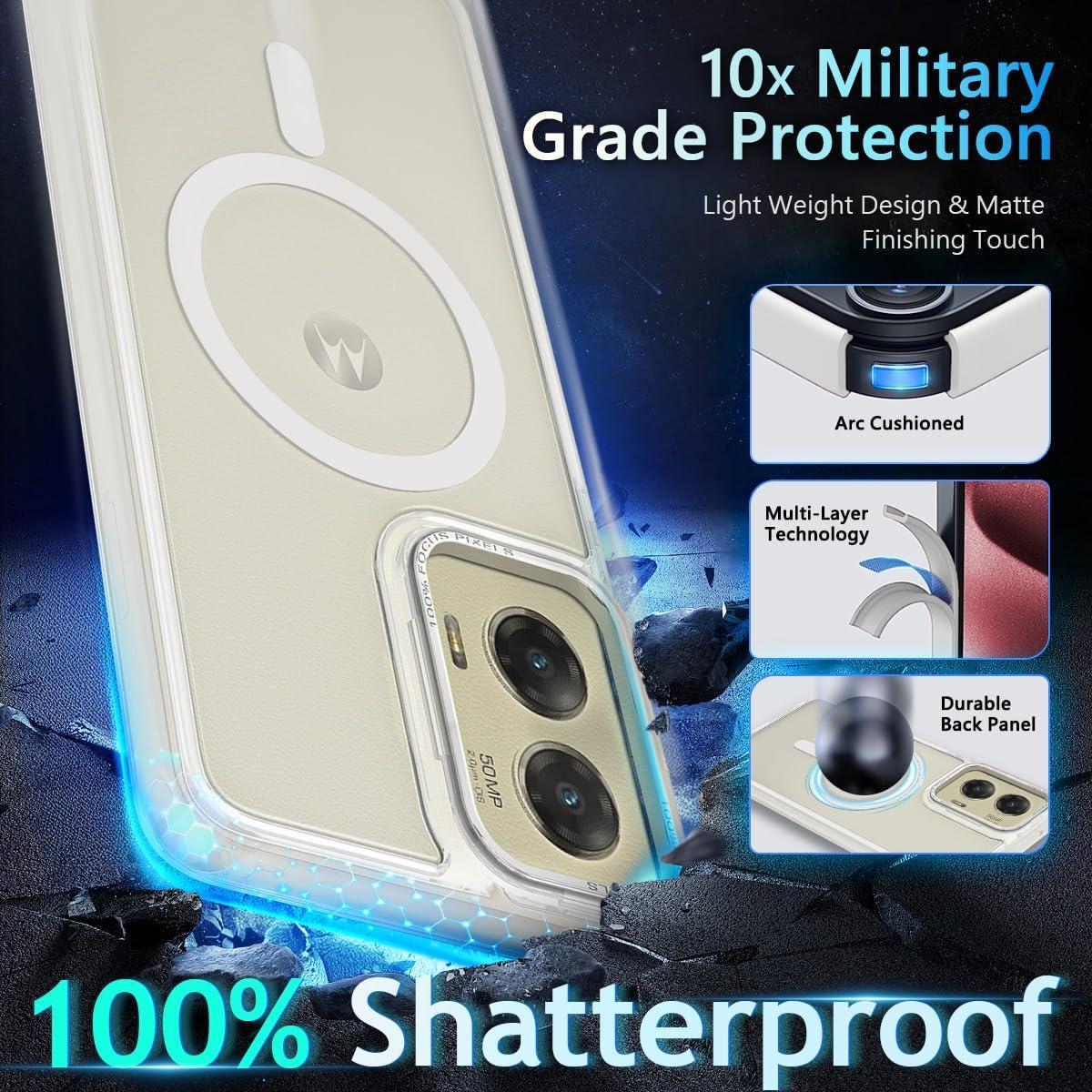 Funda Magnética YZB para Motorola Moto G Stylus 5G 2024, Clara