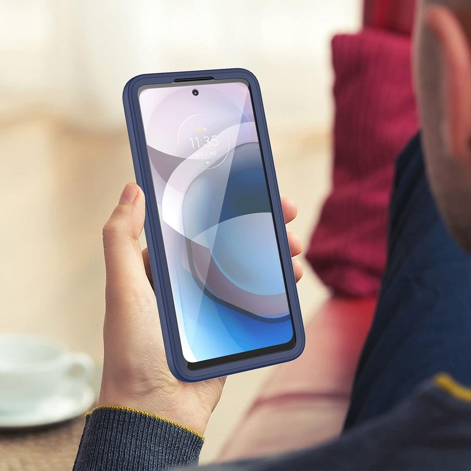 Funda Protectora para Motorola One 5G Ace con Protector de Pantalla