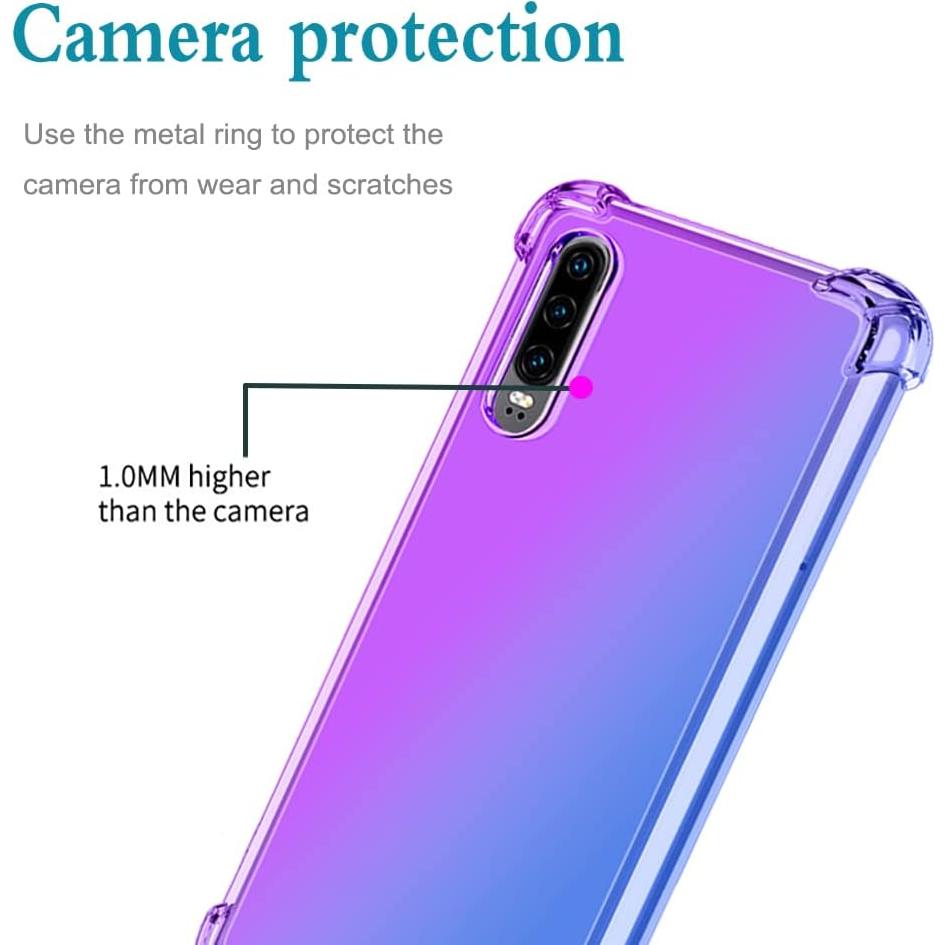 Funda TPU Huawei P30 6.1" Gradiente Claro Delgado Protección