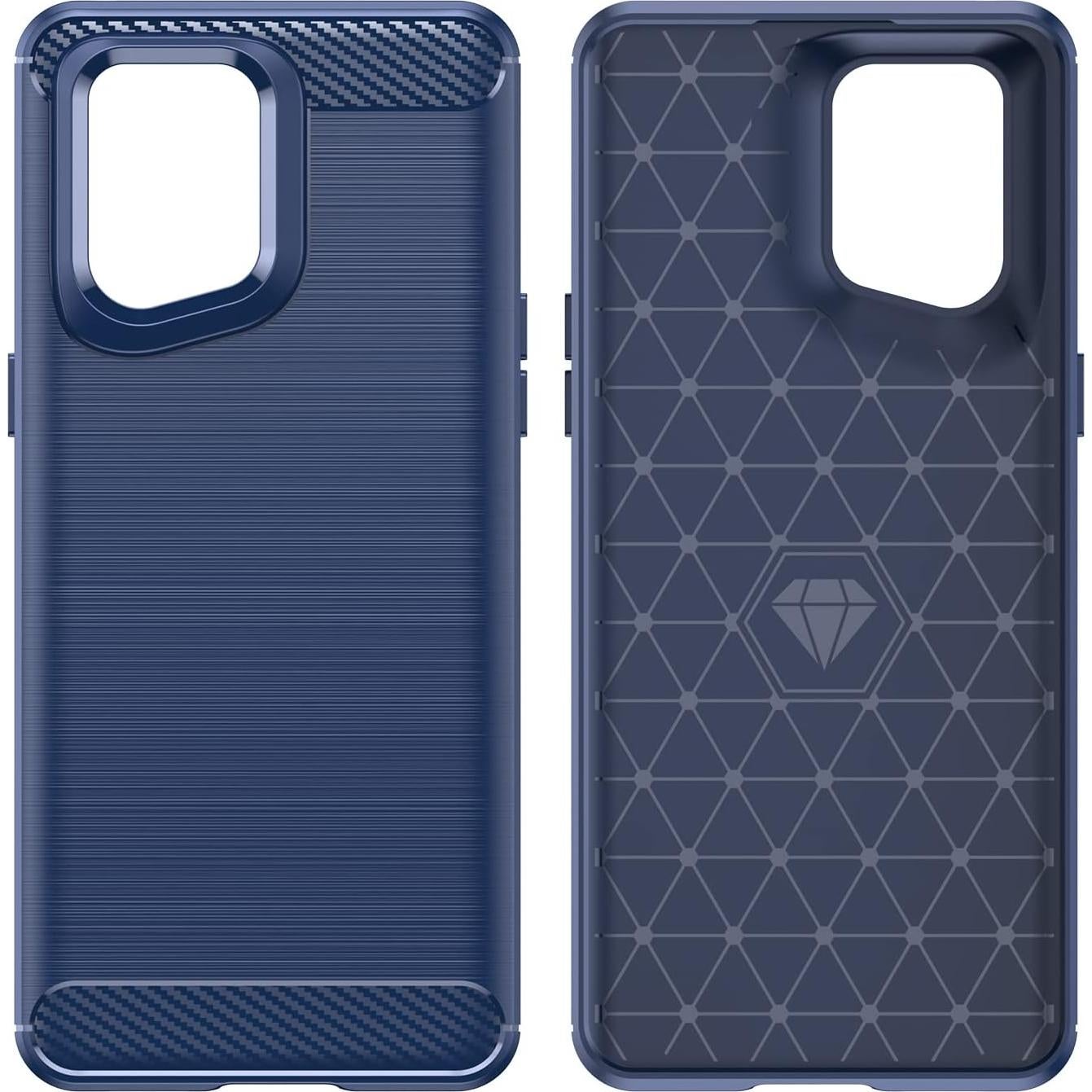 Funda de Silicona para Oppo Find X5 Pro 5G Azul PFEM10