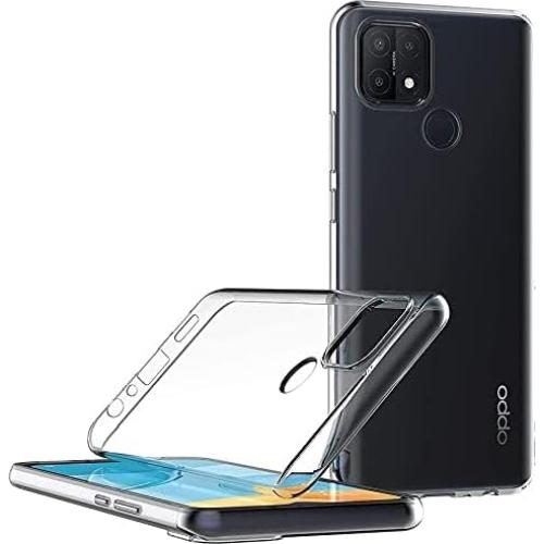 Funda Bumper de Gel TPU Transparente para Oppo A15