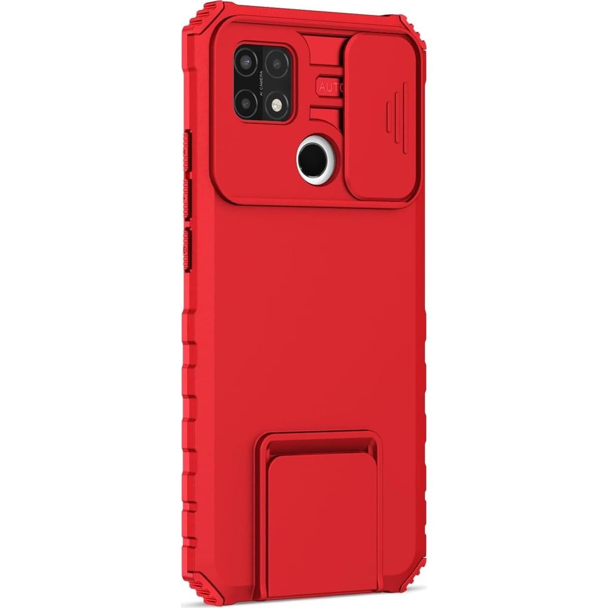 Funda Protectora Oppo A15/A15S Tothedu con Soporte y Vidrio Templado