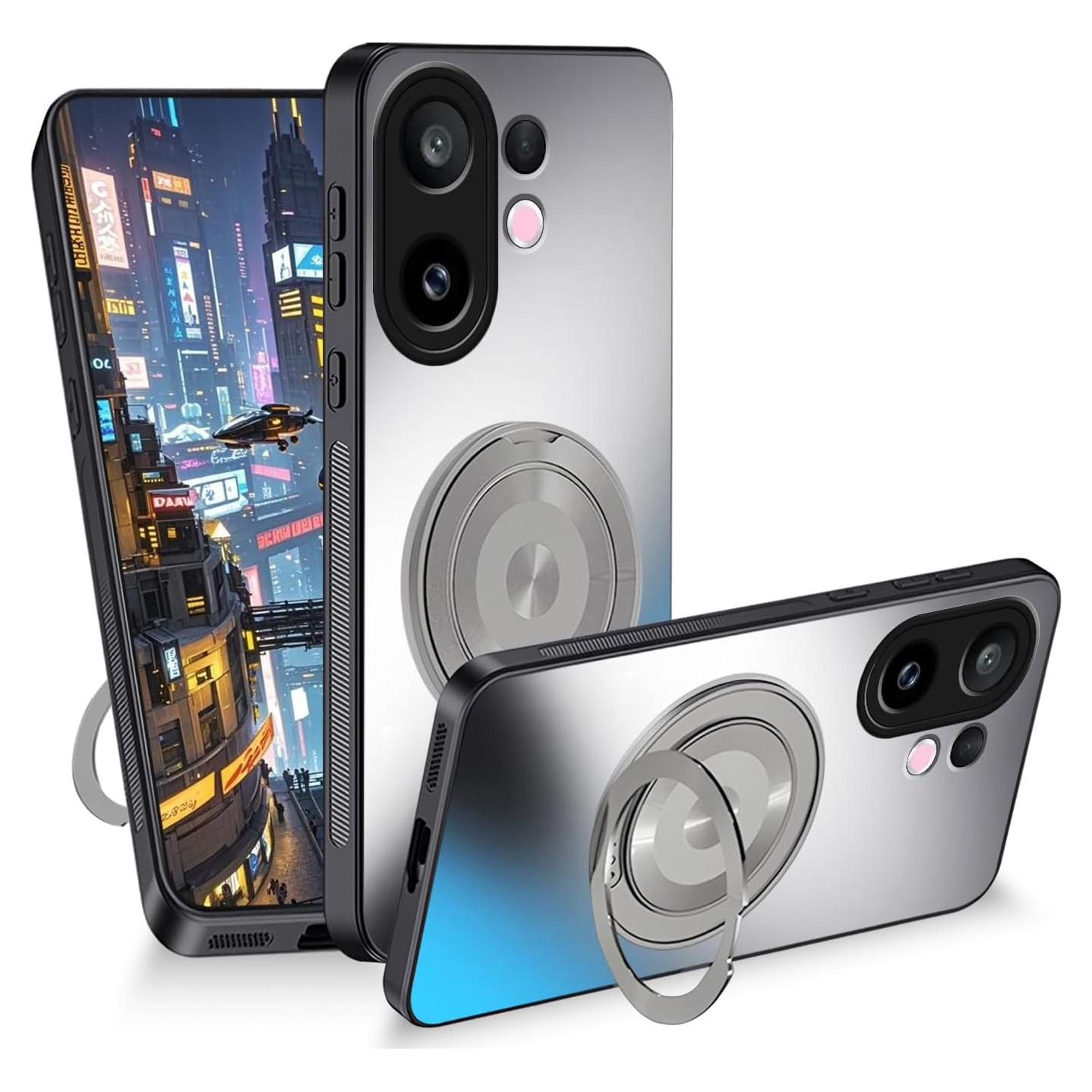 Funda delgada Hlgcokro para Vivo X200 FE con soporte magnético