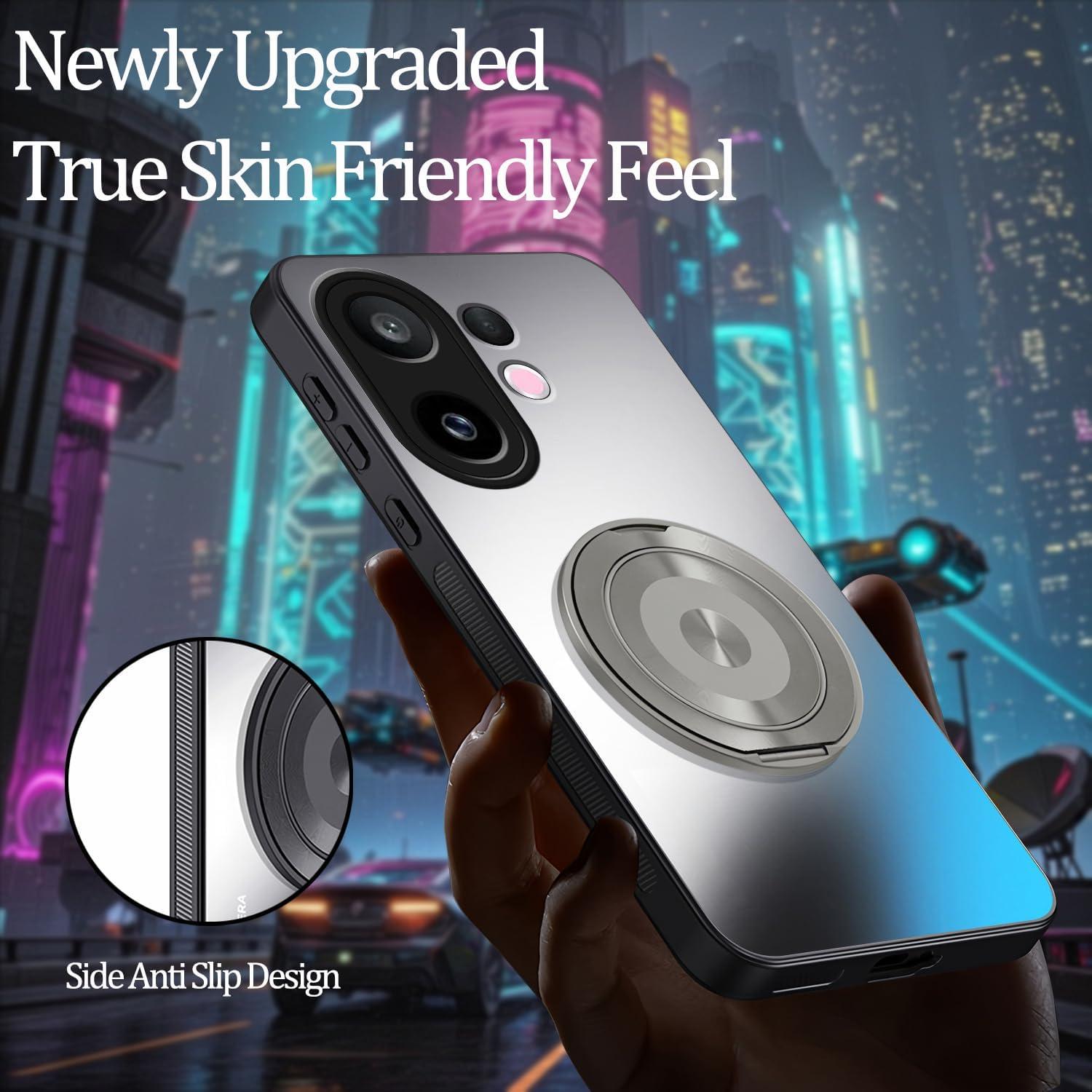 Funda delgada Hlgcokro para Vivo X200 FE con soporte magnético