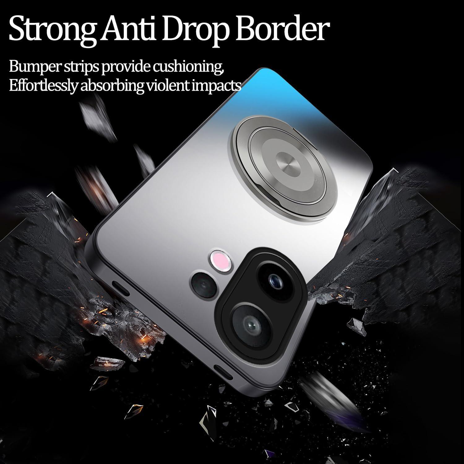 Funda delgada Hlgcokro para Vivo X200 FE con soporte magnético