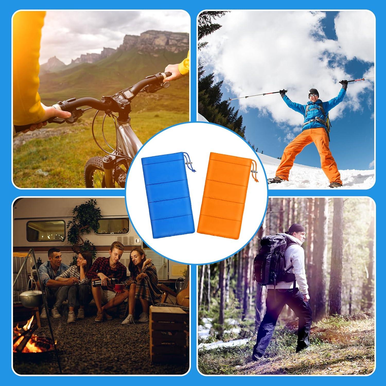 Paquete de 2 Fundas Térmicas Copkim para Teléfono - Naranja y Azul