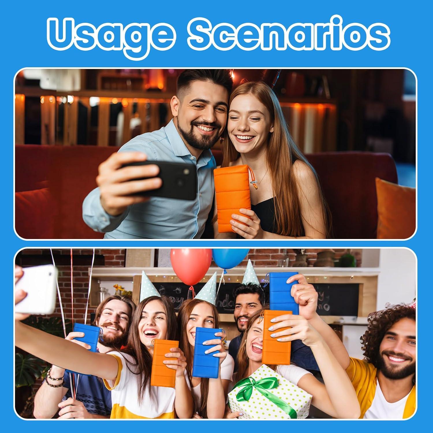 Paquete de 2 Fundas Térmicas Copkim para Teléfono - Naranja y Azul