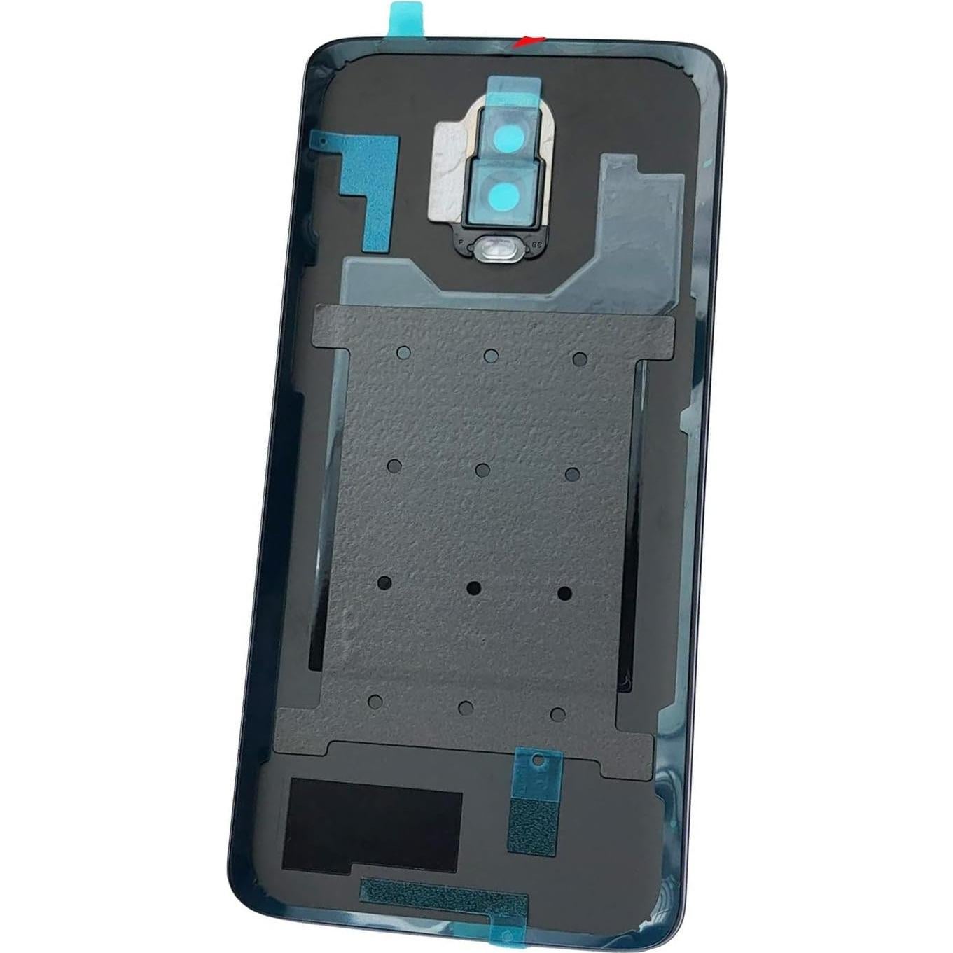 Tapa de Cristal Trasero Negro Espejo Ubrokeifixit para OnePlus 6T